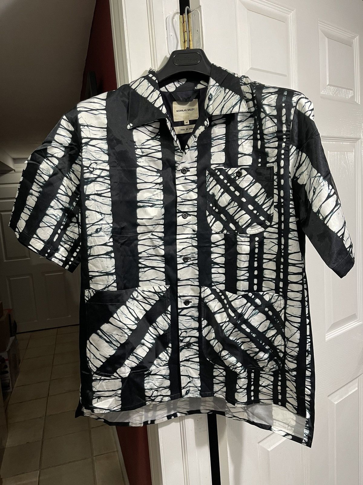 Nicholas Daley SS22 Roketsu Dyed Aloha Shirt Size US M / EU 48-50 / 2 - 1 Thumbnail