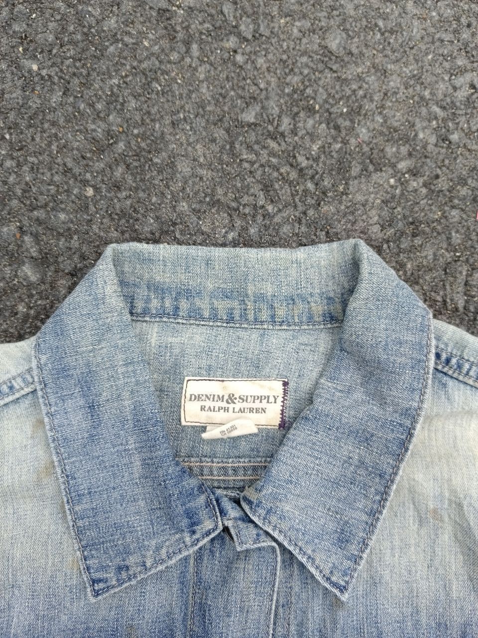 Denim & Supply Ralph Lauren THRASHED DENIM SUPPLY RALPH LAUREN VINTAGE JACKET Size S / US 4 / IT 40 - 14 Thumbnail