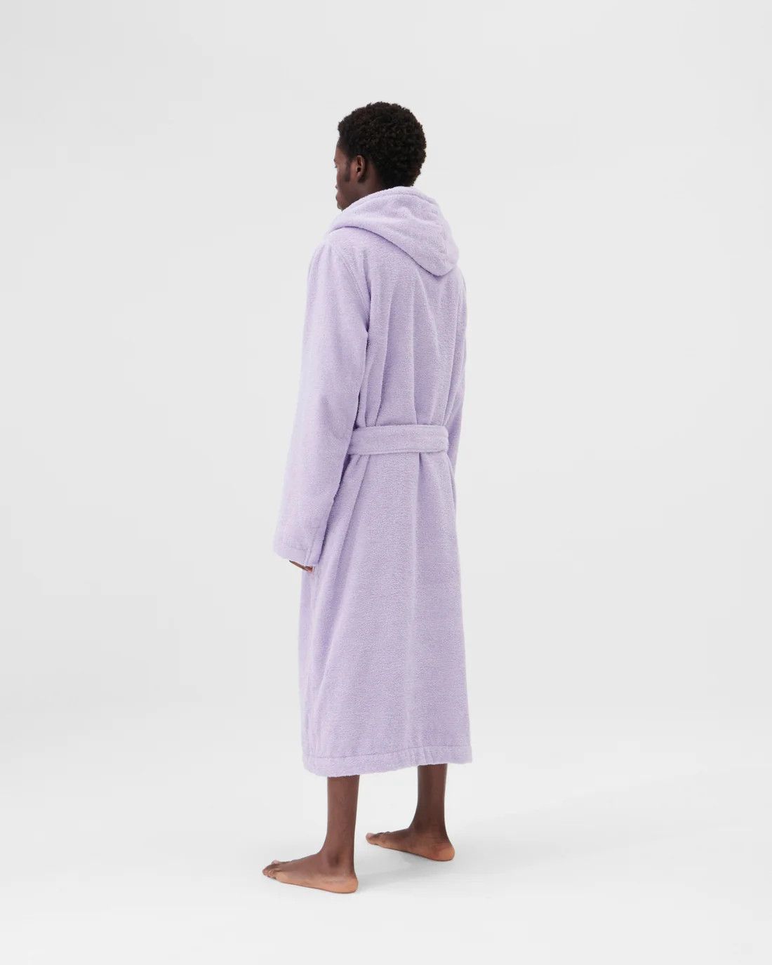 Tekla o1mle0325 Unisex Hooded Bathrobe in Lavender Size US XL / EU 56 / 4 - 6 Thumbnail