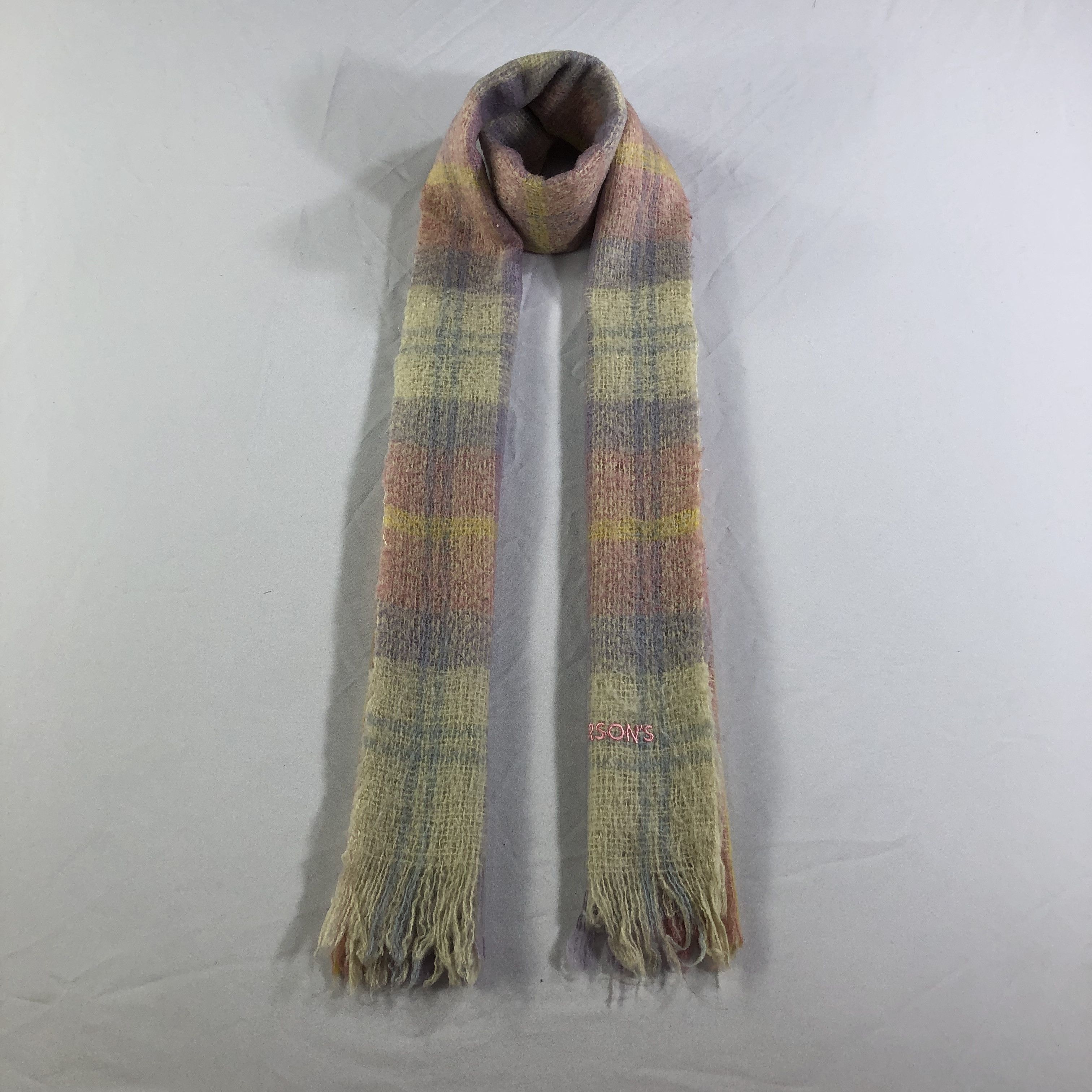 PERSON'S Person's Tartan Wool Scarf Muffler V1402 Size ONE SIZE - 1 Thumbnail