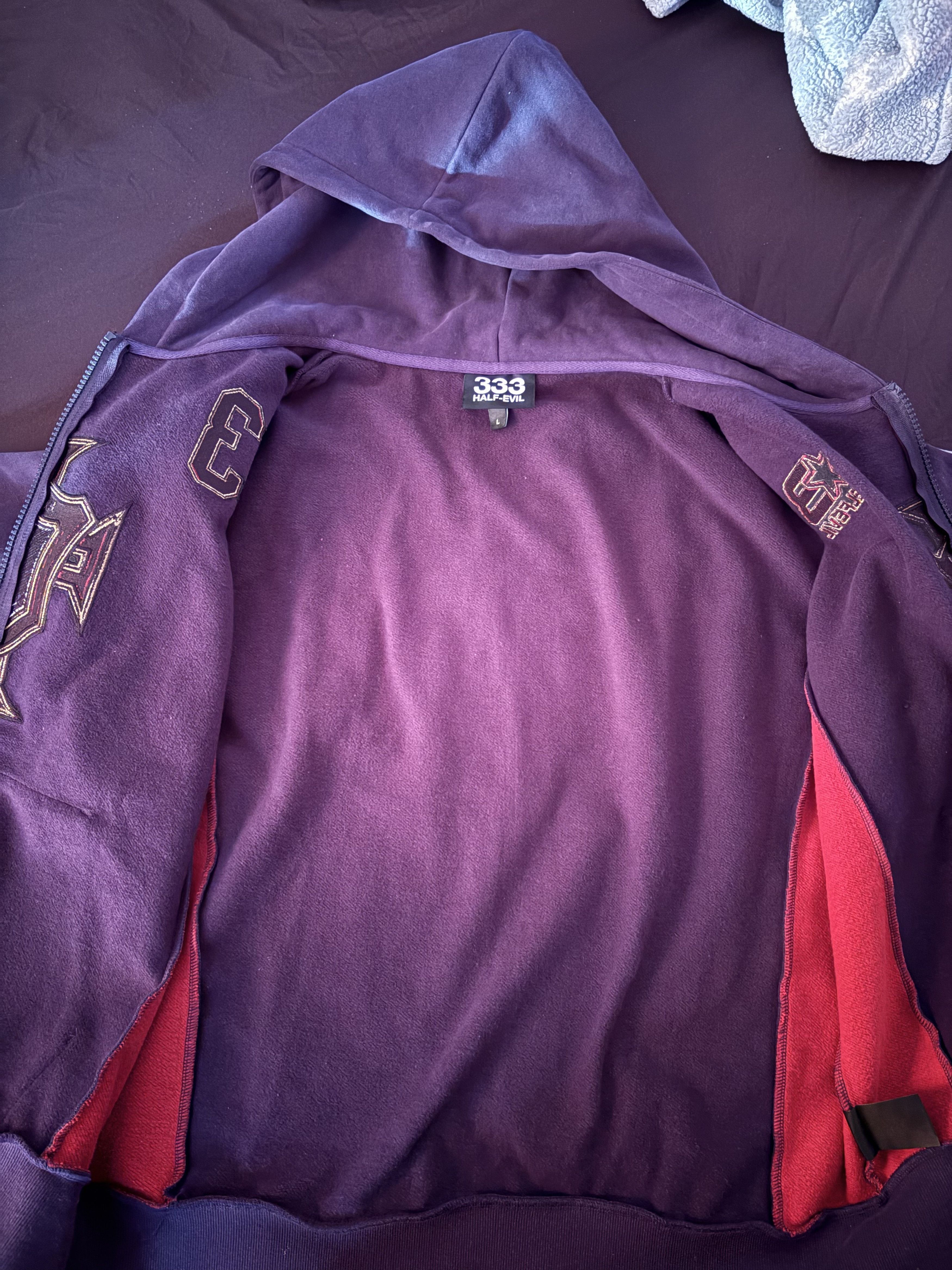 Half Evil Blue Portugal Hoodie Size US L / EU 52-54 / 3 - 5 Thumbnail