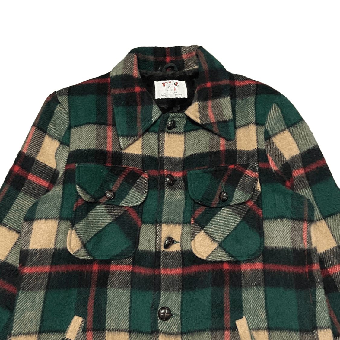 Vintage Vintage Paiji Plaid Flannel Wool Jacket Size US L / EU 52-54 / 3 - 2 Thumbnail