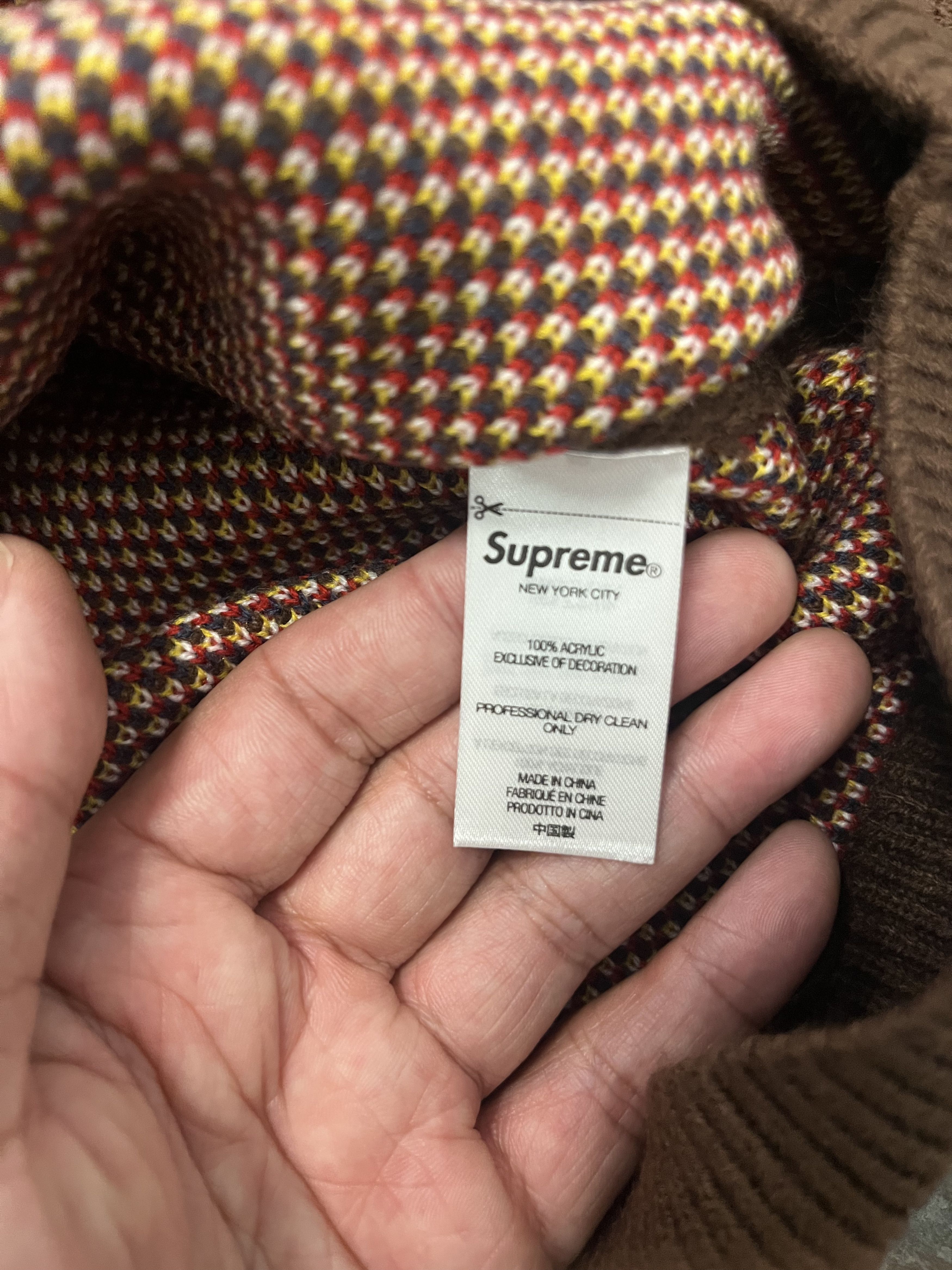 Dickies × Supreme Supreme x Dickies Sweater Brown Sz S Size US S / EU 44-46 / 1 - 6 Thumbnail
