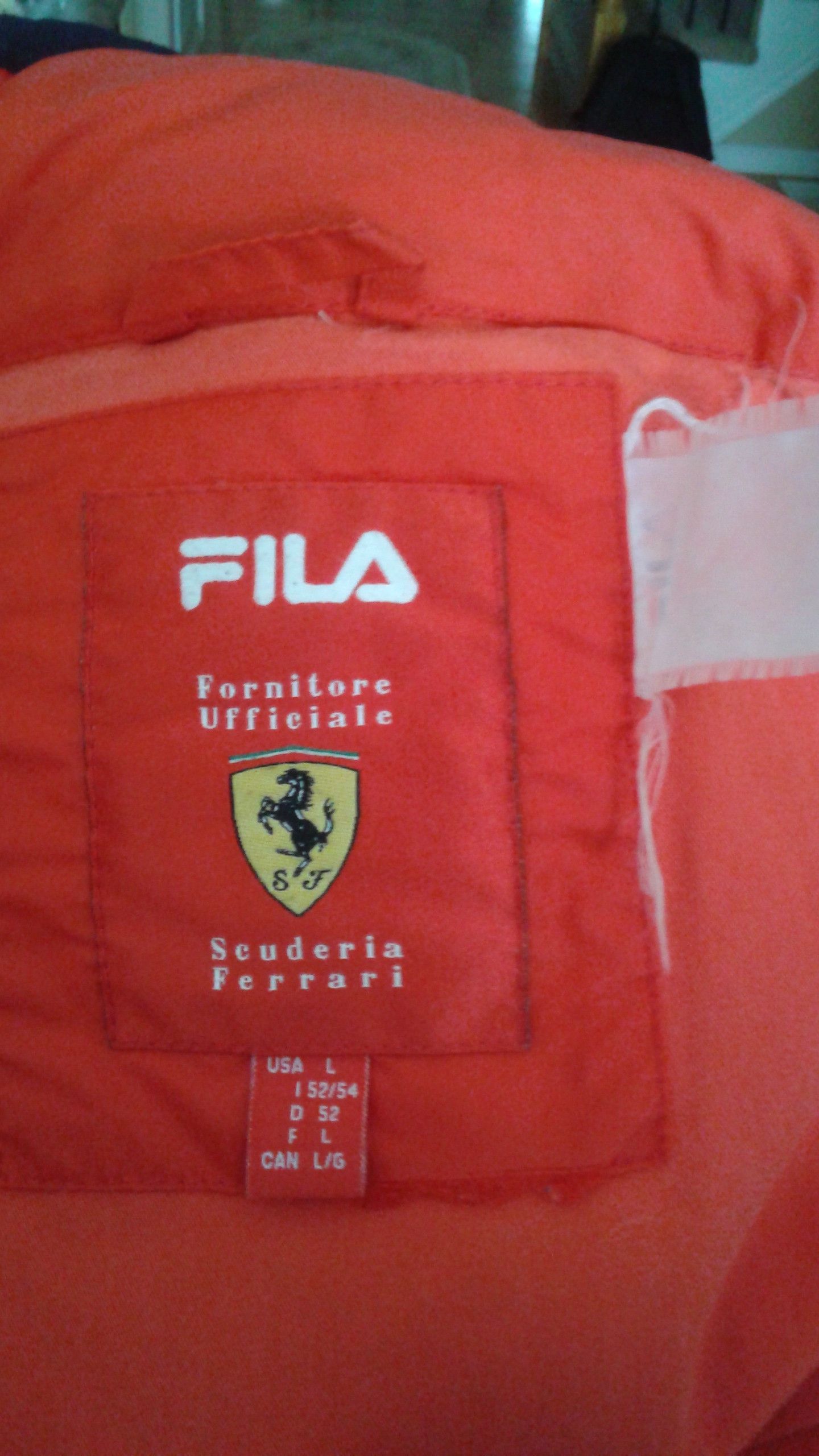 Fila FILA SCUDERIA FERRARI DOWN JACKET Size US L / EU 52-54 / 3 - 6 Thumbnail