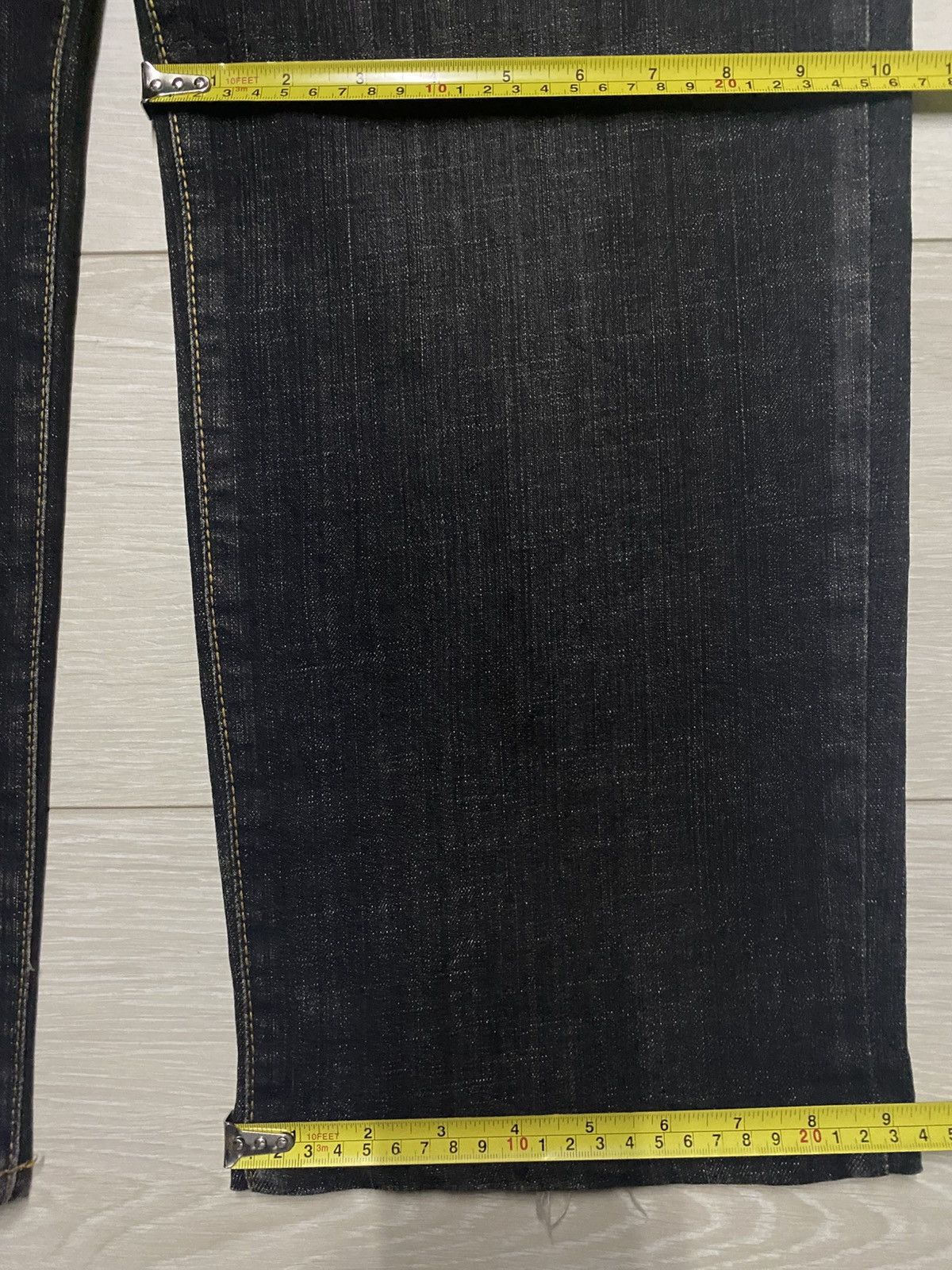Edwin Vintage Edwin 404 International Basic Black Denim Baggy Jean Size US 39 - 14 Thumbnail
