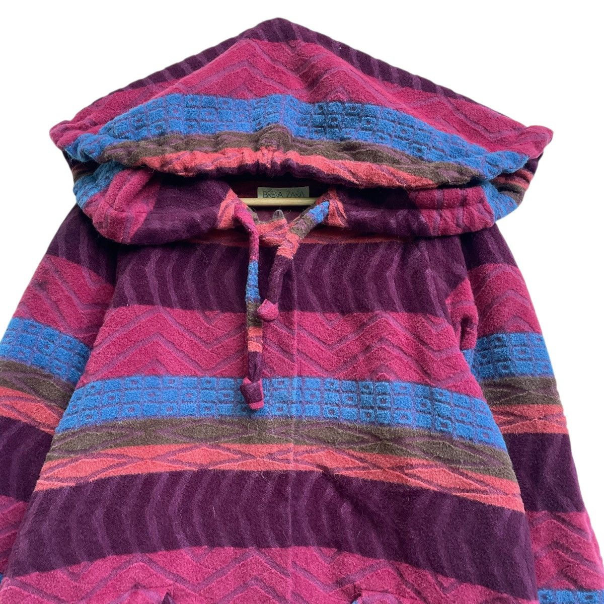 Vintage 🗣️Vintage Japanese Brand Breva Zara Colourful Stripes Jacket Size M / US 6-8 / IT 42-44 - 4 Thumbnail
