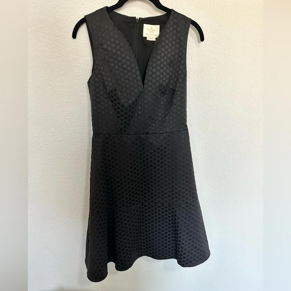 kate spade black dress Dresses | Kate Spade Bow Back 6 Nwt | Color: Black | Size: 6 flare mini dress is tailored in our chic Plaza tweed Belted Midi Shirt Dress |