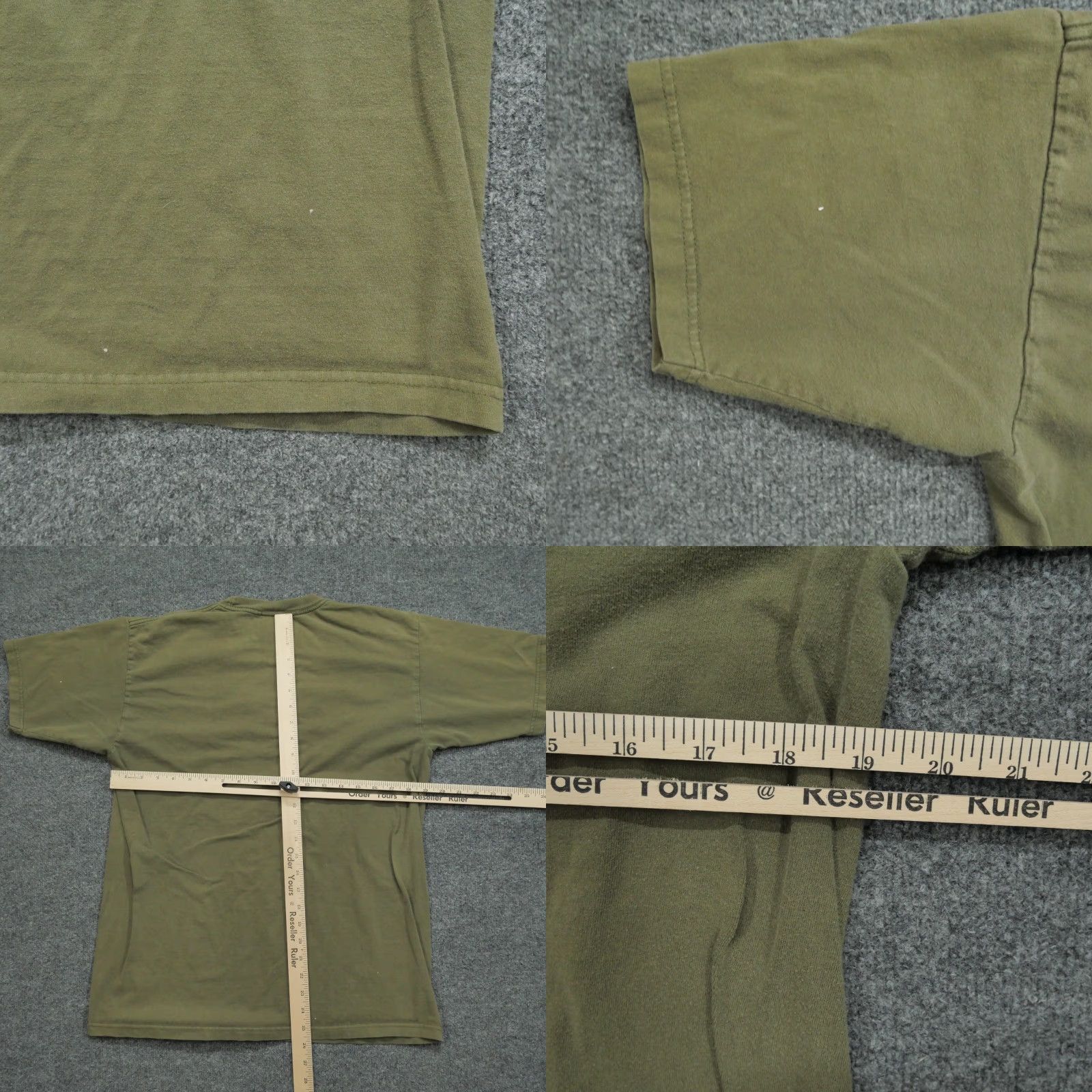 Vintage VINTAGE ODM T Shirt Adult Large Green Motorcycle Distressed Y2K Mens Shirts Crew Neck Short Sleeve Cotton Vintage Size US L / EU 52-54 / 3 - 8 Thumbnail