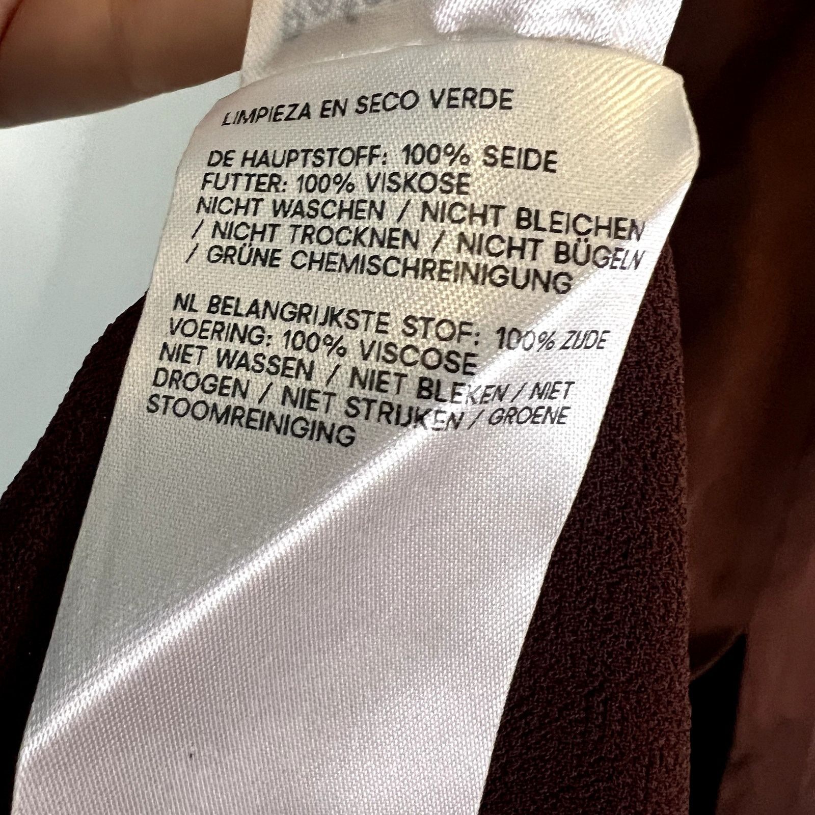 Reformation Reformation Melina Silk Maxi Dress Mahogany Brown Size XS / US 0-2 / IT 36-38 - 7 Thumbnail