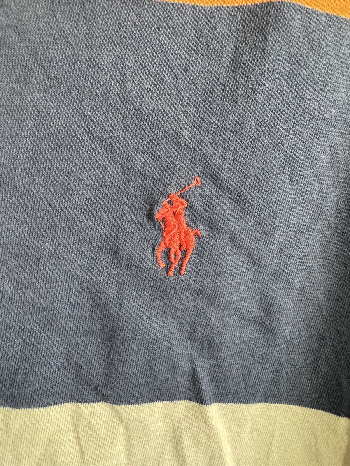 Polo Ralph Lauren × Vintage STRIPED POLO SHIRT Size US L / EU 52-54 / 3 - 3 Thumbnail
