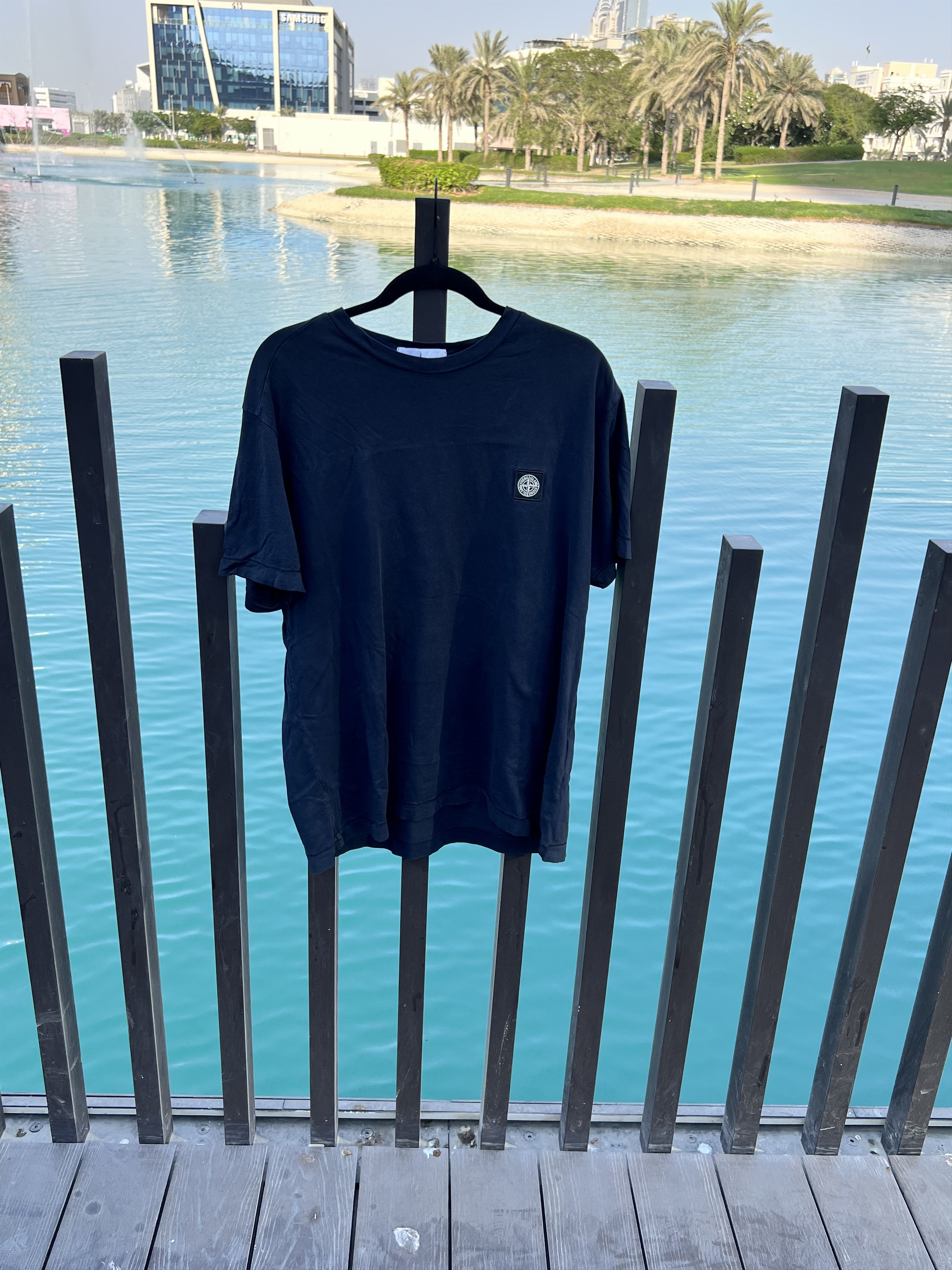 Stone Island Stone Island Compass-patch cotton T-shirt Size US XXL / EU 58 / 5 - 1 Thumbnail