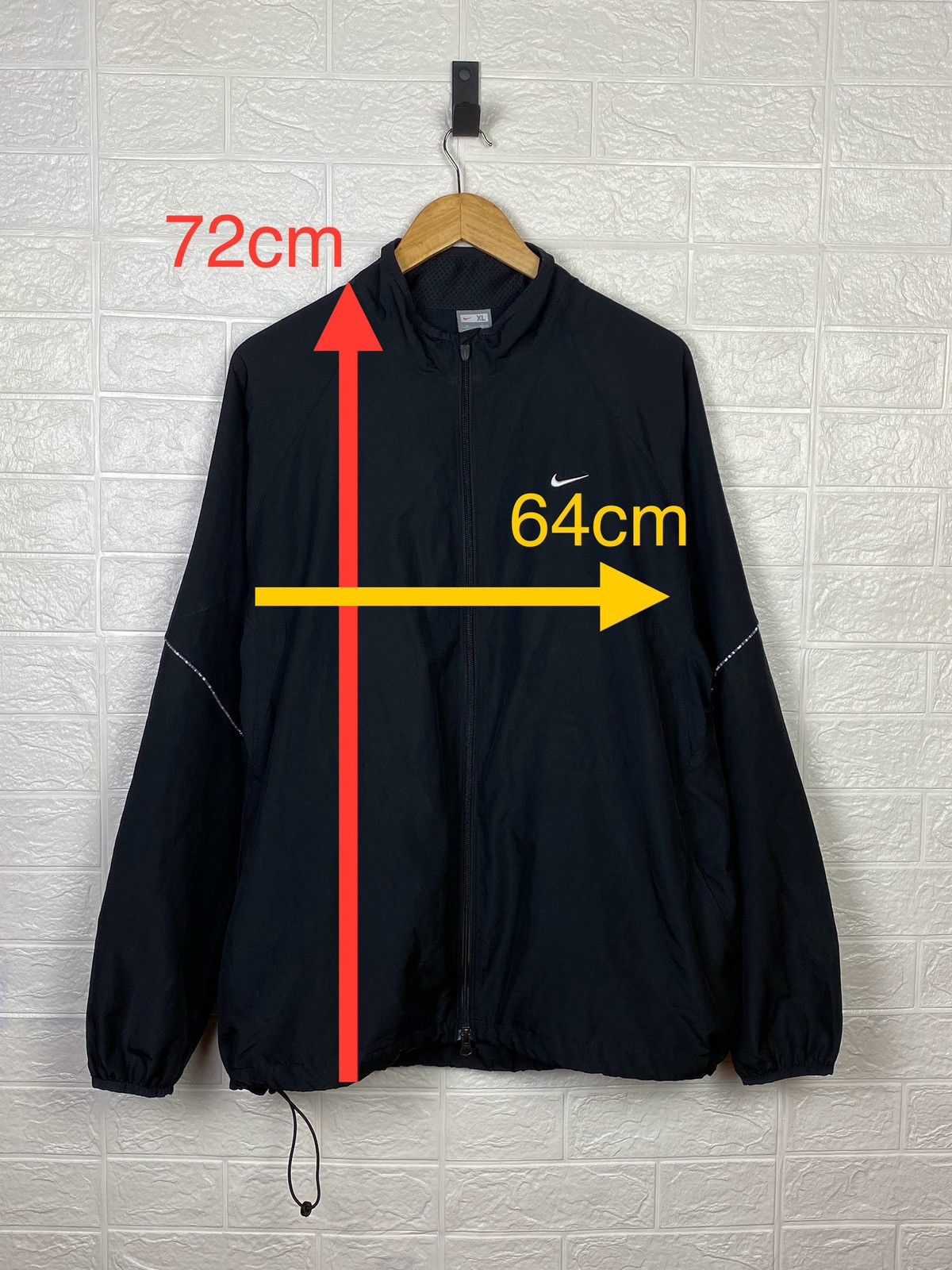 Nike × Vintage Nike Windbreaker Jacket - Black Size XL Size US XL / EU 56 / 4 - 2 Thumbnail