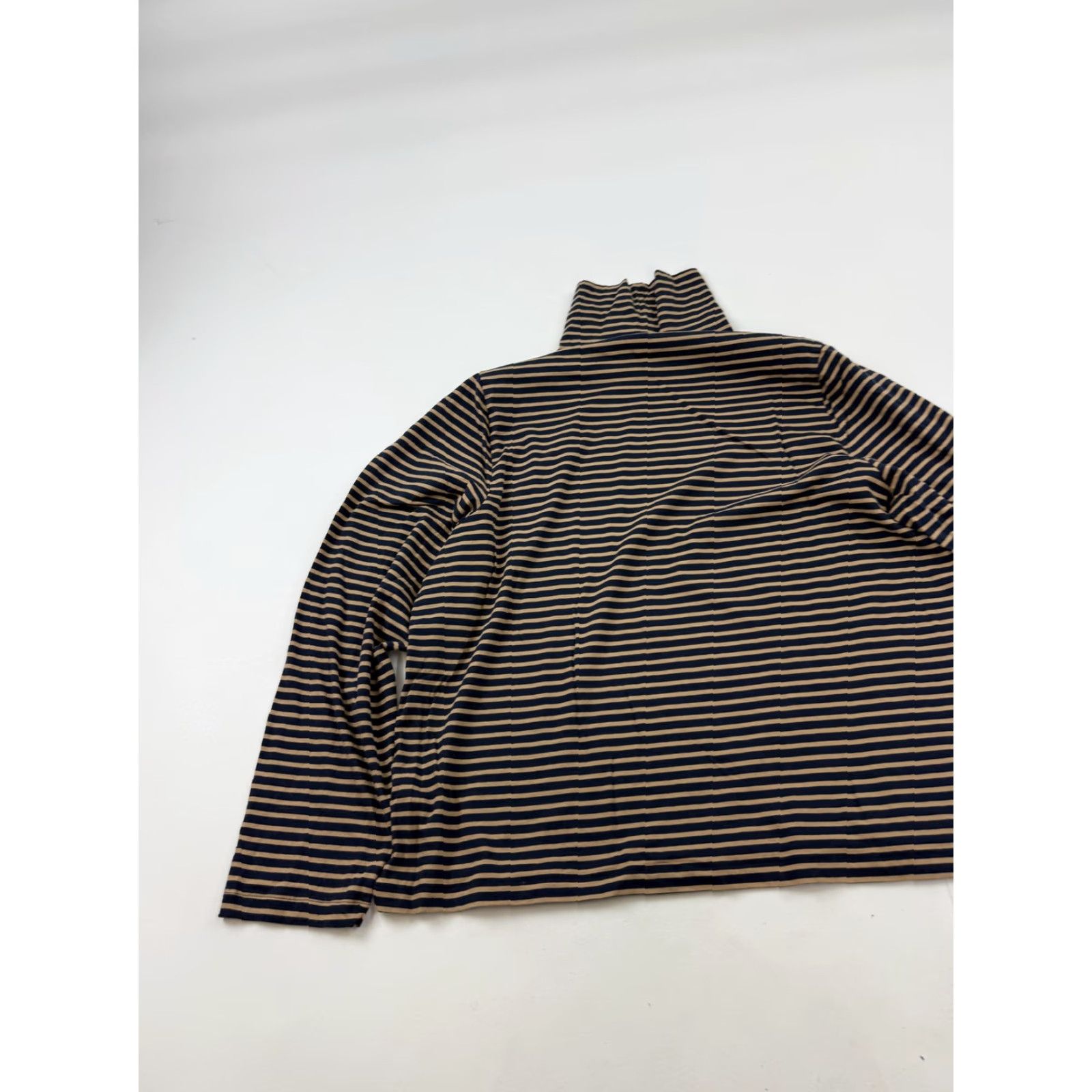 J.Crew J.Crew Shirt Womens 3X Blue Stripe 100% Cotton Turtleneck Long Sleeve Top Size XXL / US 16-18 / IT 52-54 - 7 Thumbnail