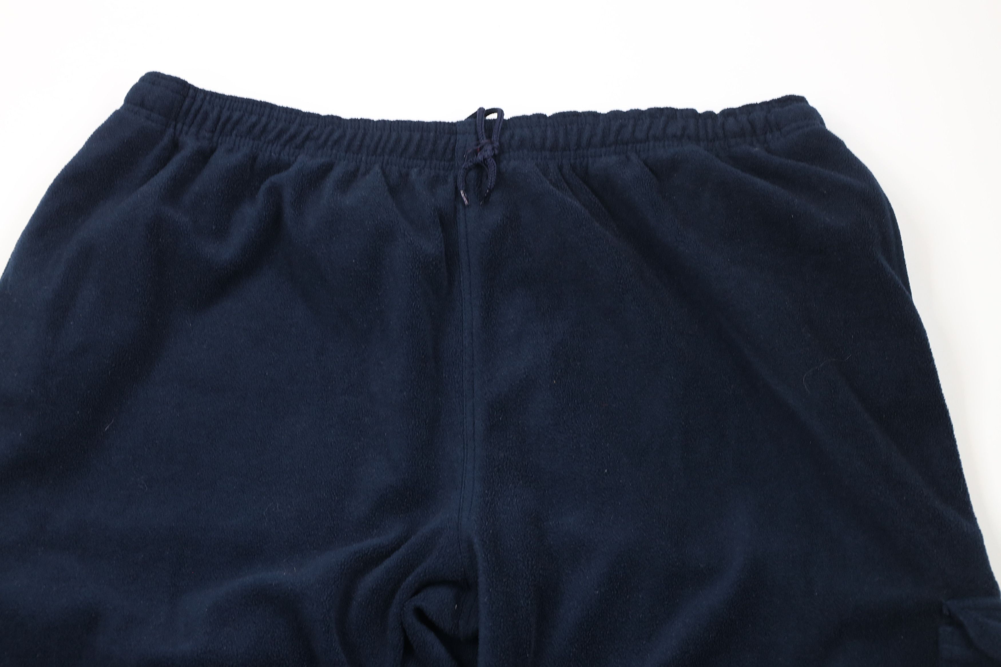 Vintage Vintage 90s Wilson Baggy Wide Leg Fleece Cargo Pants Blue Size US 44 / EU 60 - 2 Thumbnail