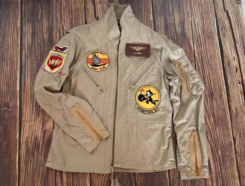 The Real McCoy's The REAL McCOY'S Navy Deck Jacket, Felix the Cat Theme Size US M / EU 48-50 / 2 - 3 Thumbnail