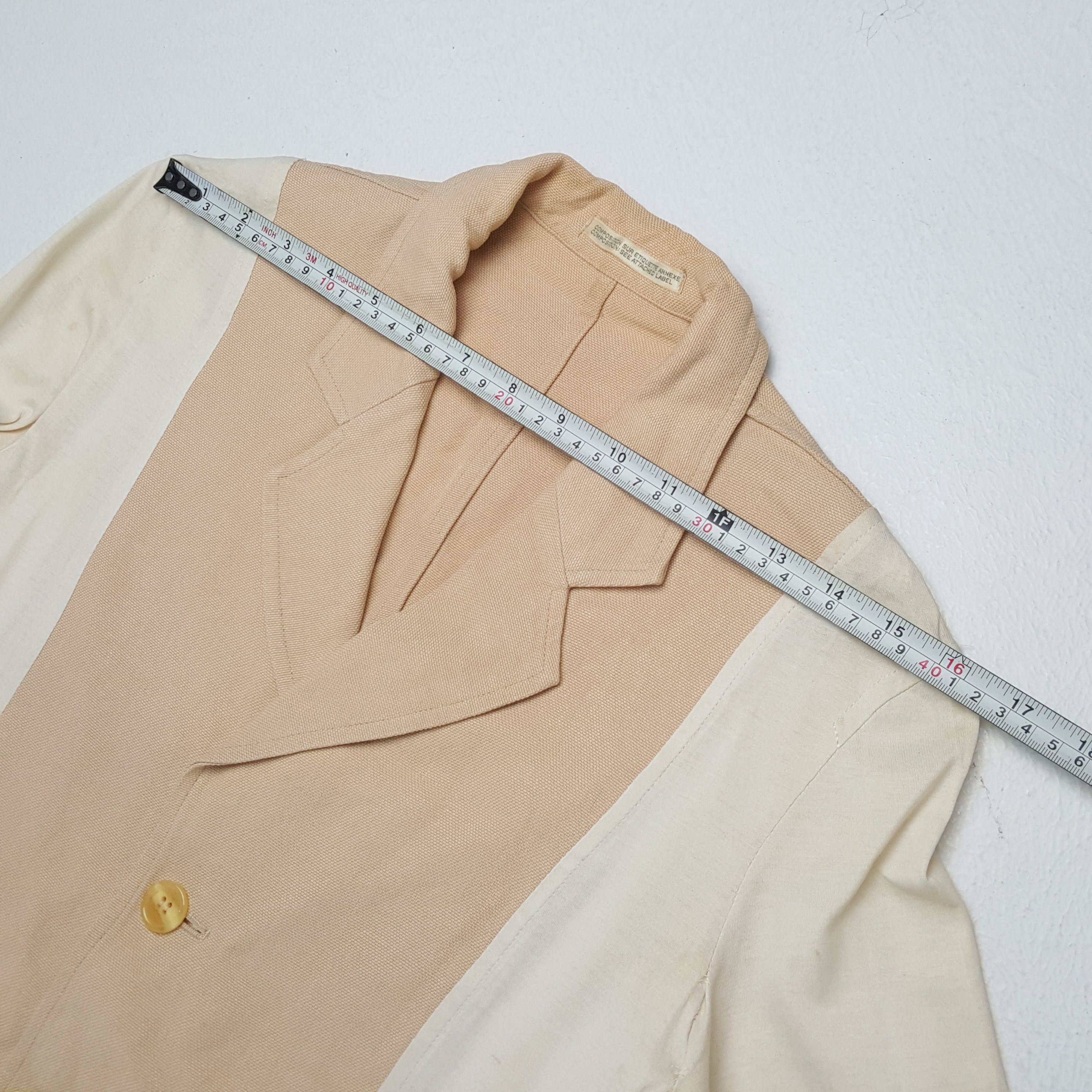 Designer × Vintage × Yohji Yamamoto YOHJI YAMAMOTO Fashion Japanese Designer Blazer Size 36R - 4 Thumbnail