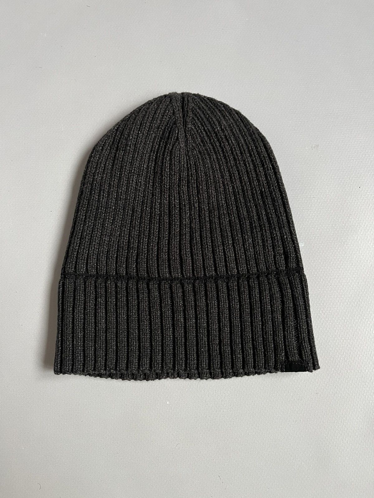 Dirk Bikkembergs × Japanese Brand Dirk Bikkembergs Men Grey Beanie Cotton Wool Hat Size ONE SIZE - 4 Thumbnail