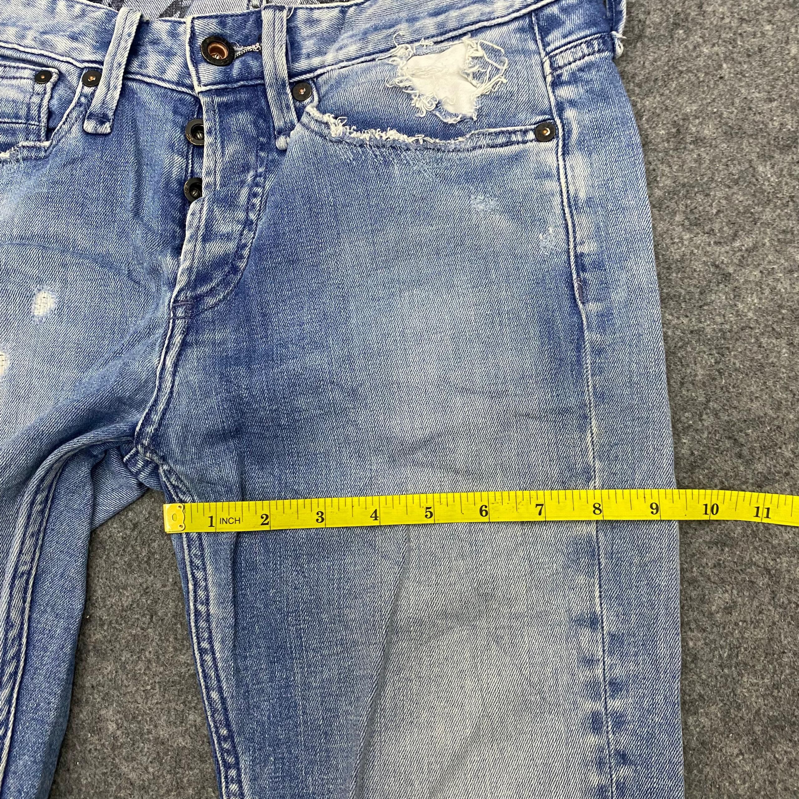 DENHAM 💥Best Offer💥Denham Slim Fit Distressed Denim Size US 31 - 5 Thumbnail