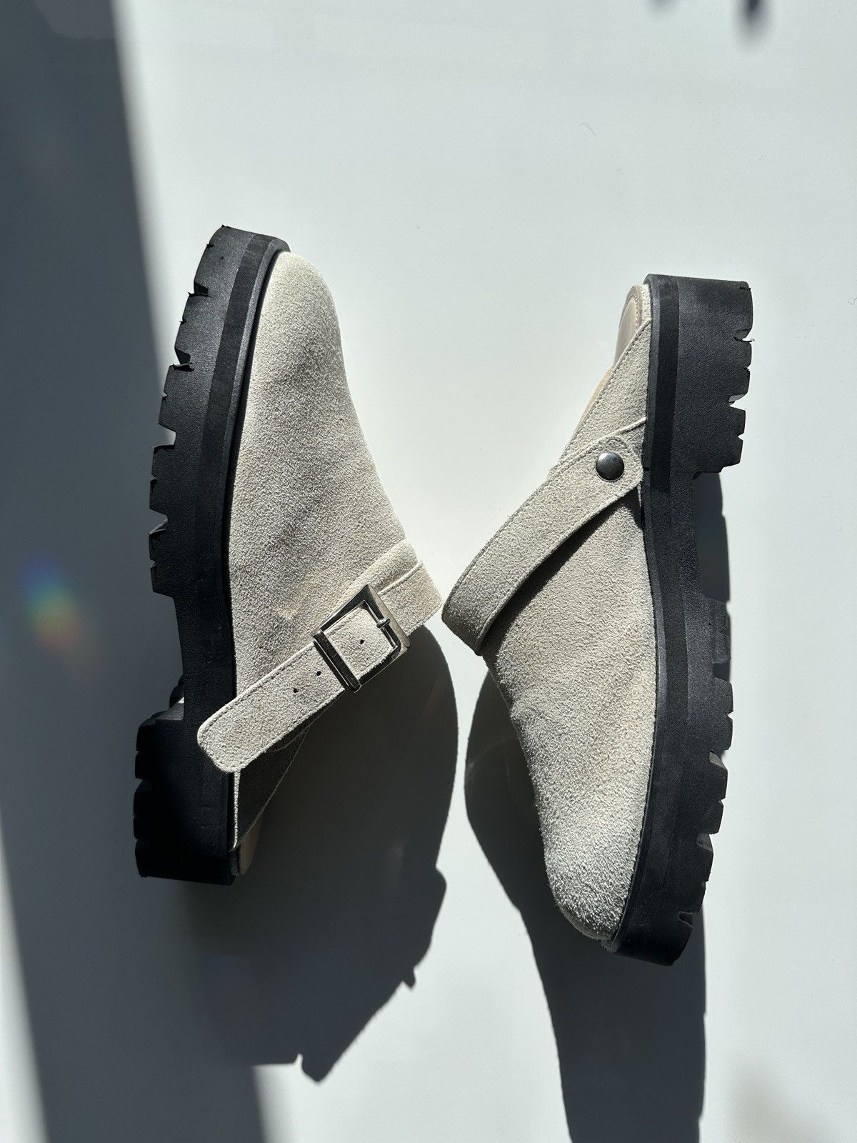 Japanese Brand Simply Complicated Japan Suede Lug Mule | Grailed