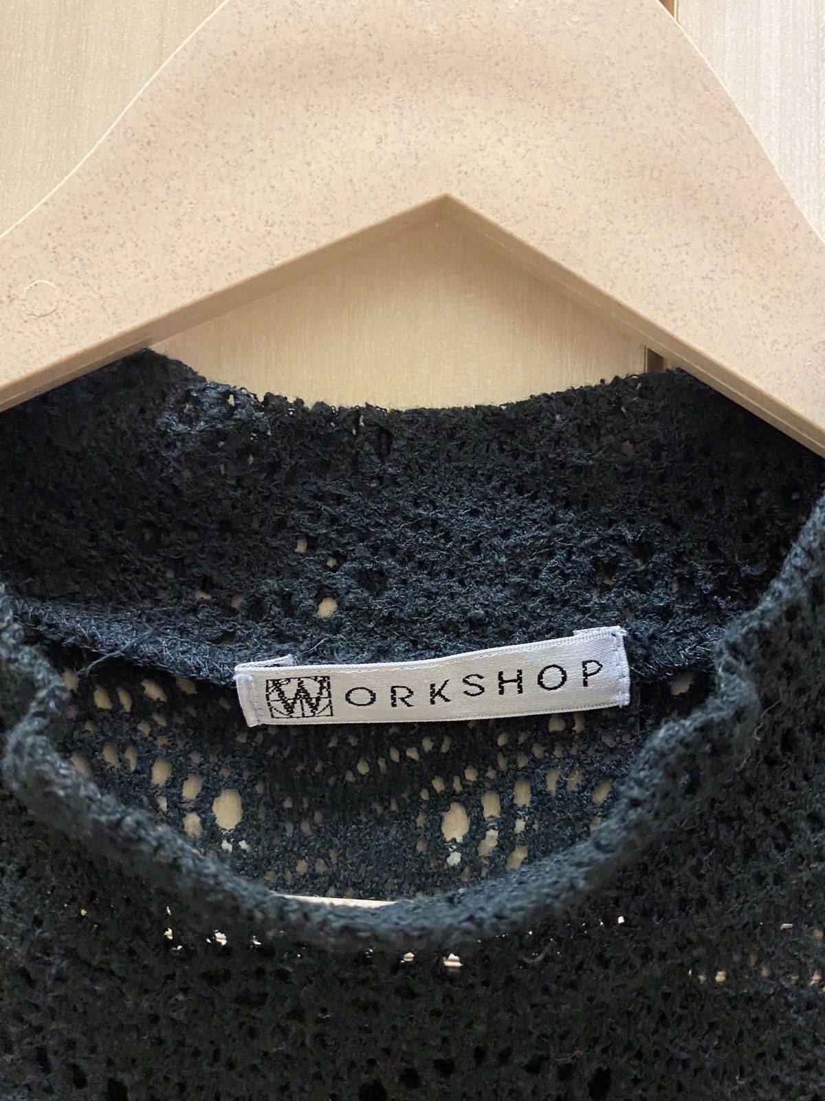 Vintage Vintage Yohji Yamamoto Workshop Mesh Tshirt Size M / US 6-8 / IT 42-44 - 7 Thumbnail