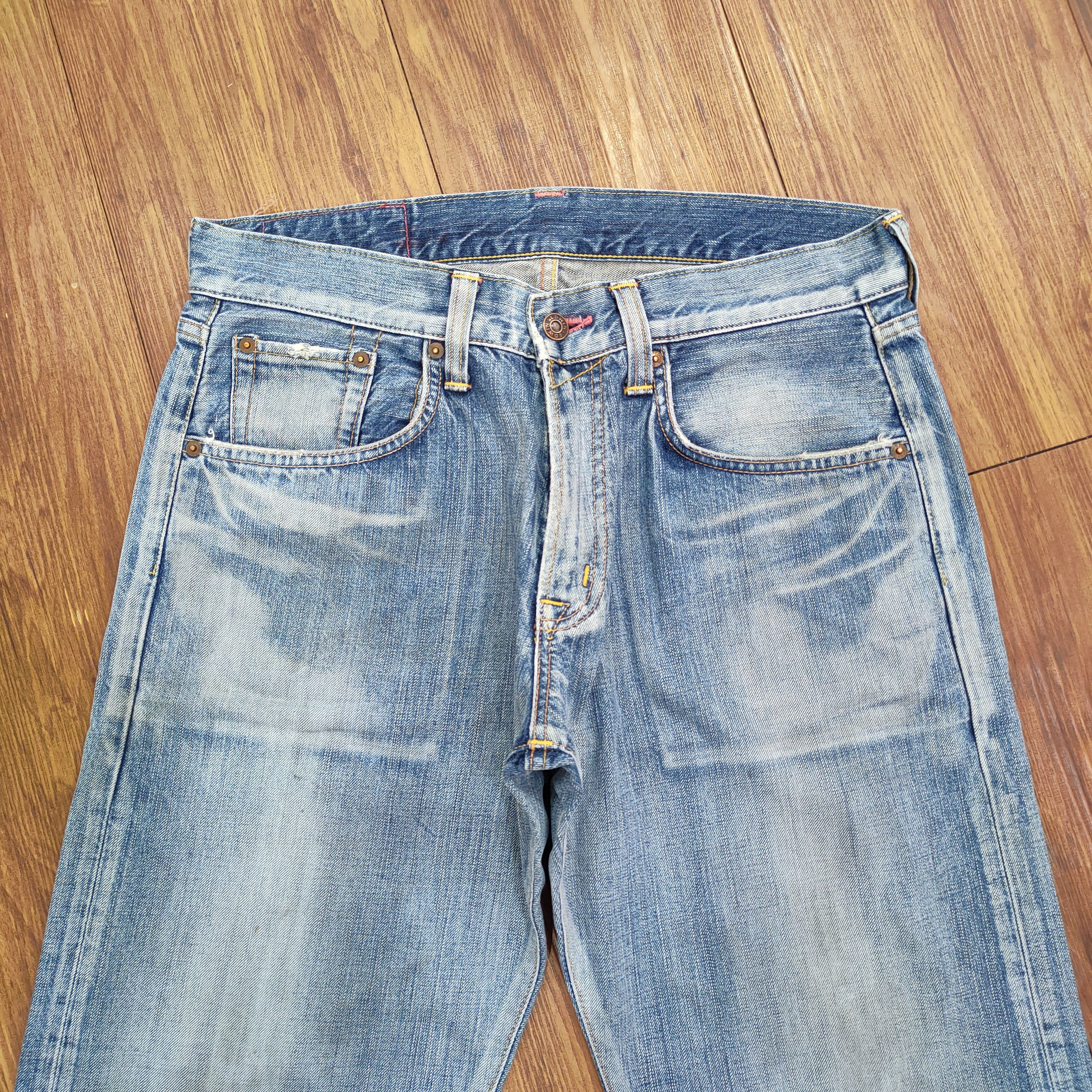 Edwin × Jean × Vintage VINTAGE EDWIN 504 FADED JEANS DENIM PANTS Size US 34 / EU 50 - 3 Thumbnail