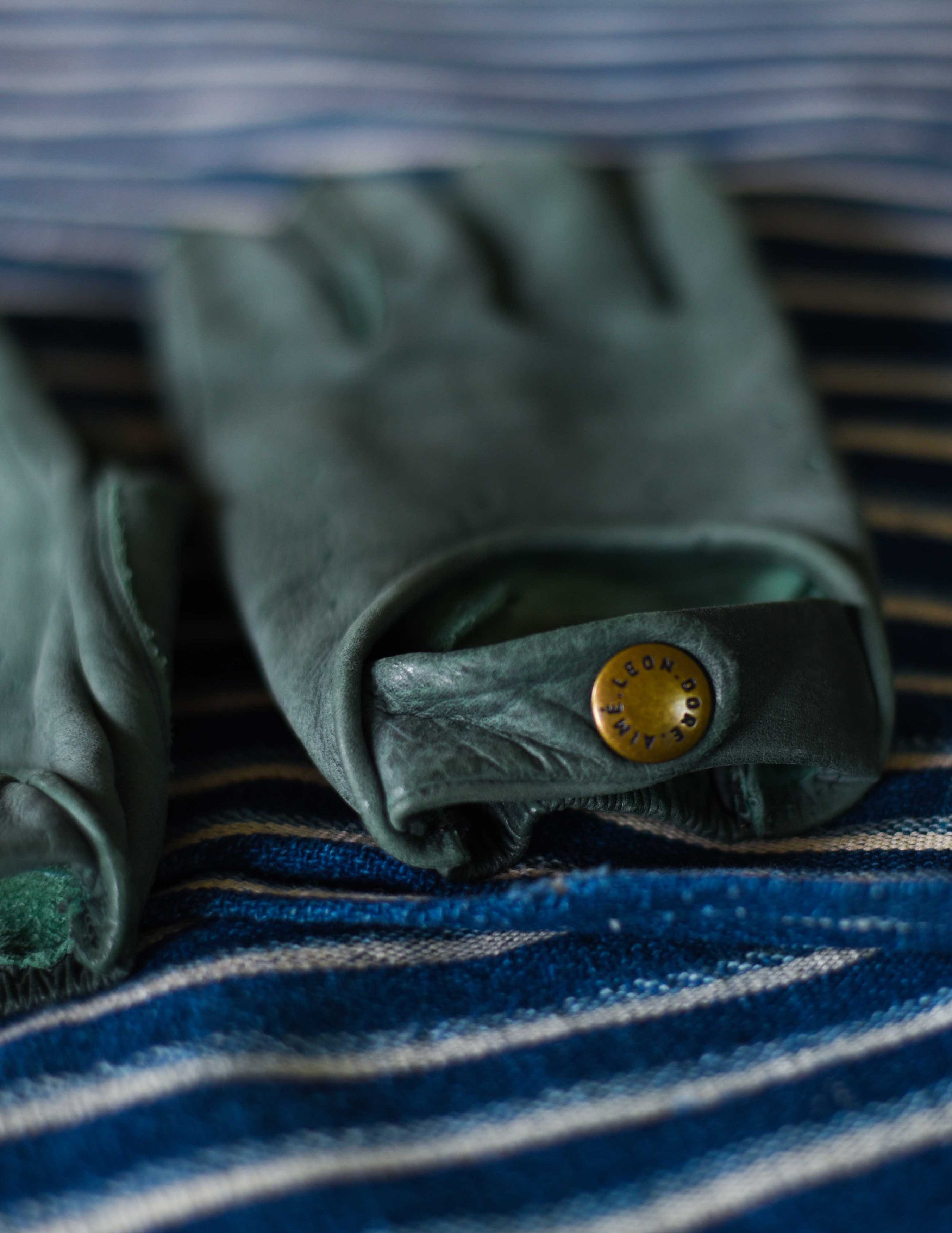 Aime Leon Dore Aime Leon Dore Driving Gloves M Medium British Racing Green Size ONE SIZE - 2 Thumbnail