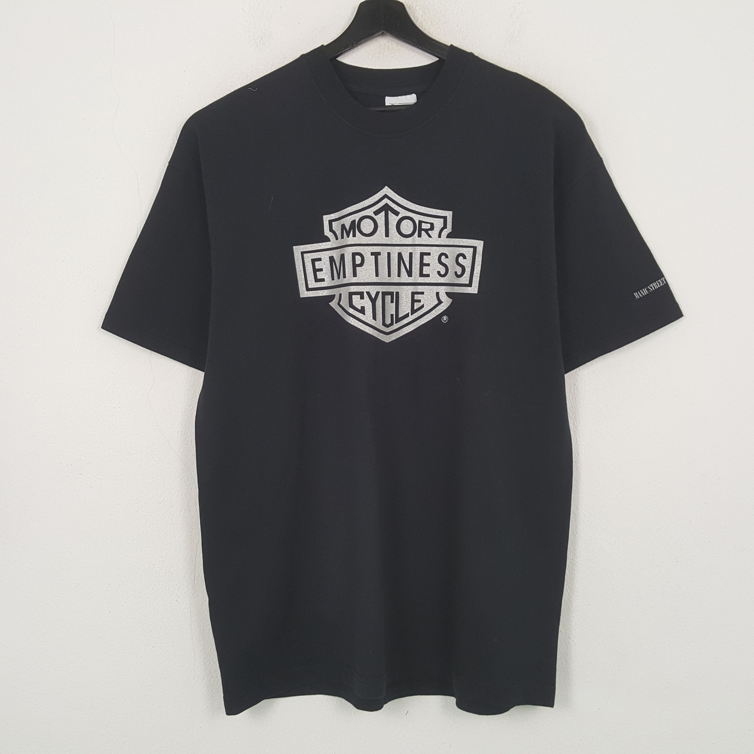 Vintage Manic Street Preachers Motor Emptiness Cycle Tshirt RR26 Size US XL / EU 56 / 4 - 1 Thumbnail