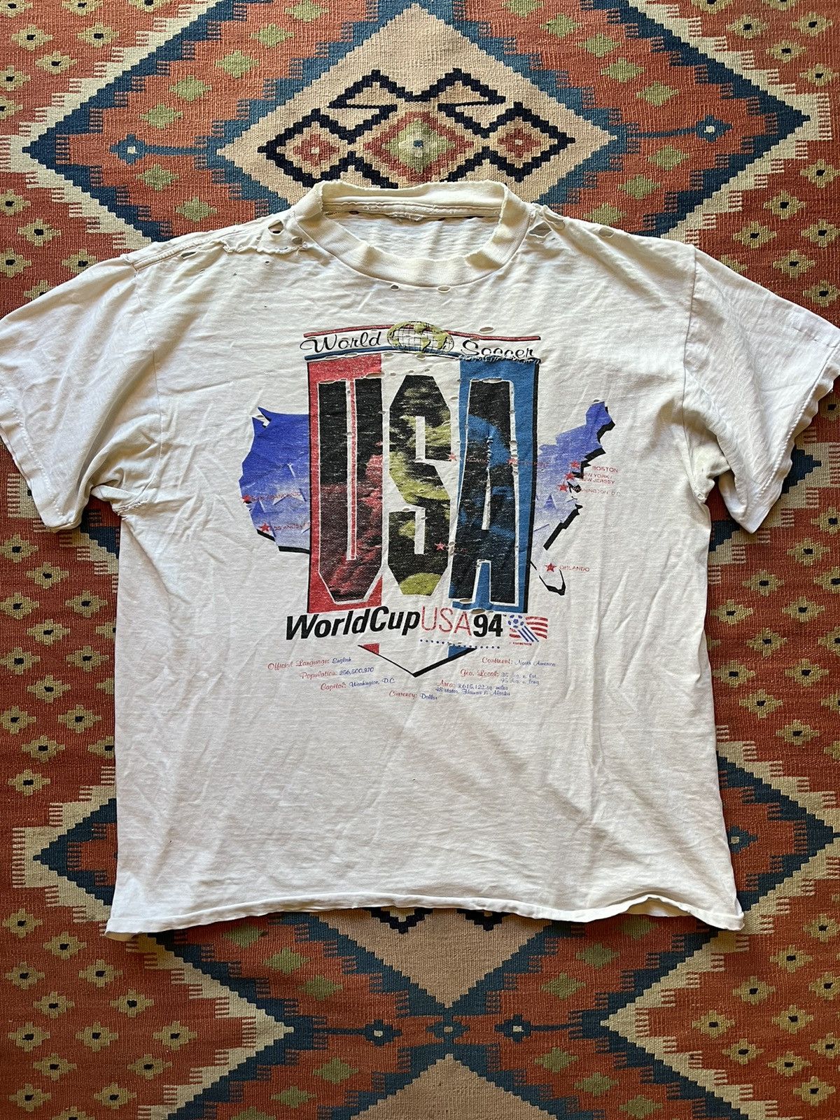 Vintage thrashed shirt Paper Thin Place Beyond The Pines