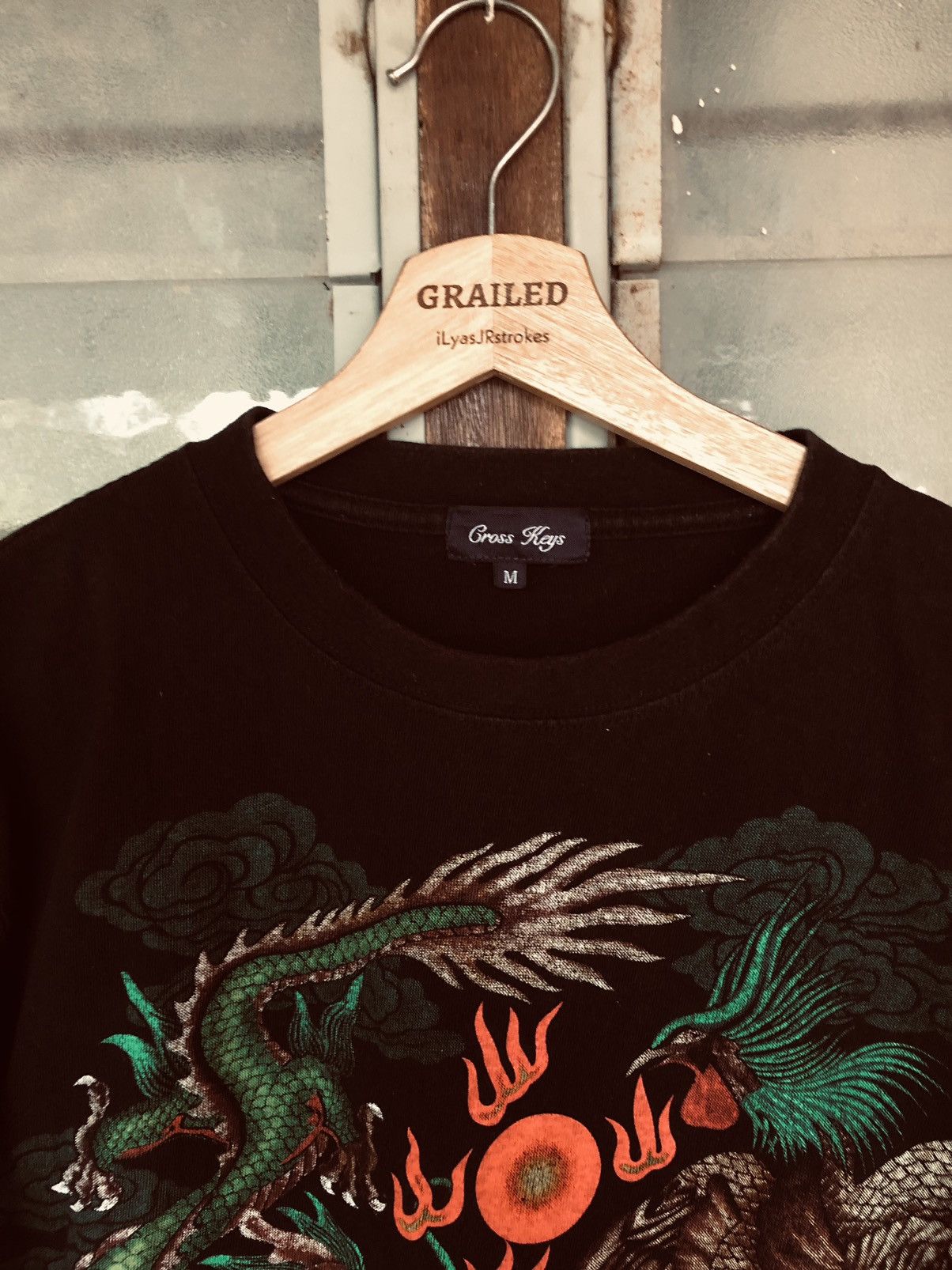 Vintage Vintage Japanese Dragon Fighter Shirt Tee Size US M / EU 48-50 / 2 - 3 Thumbnail