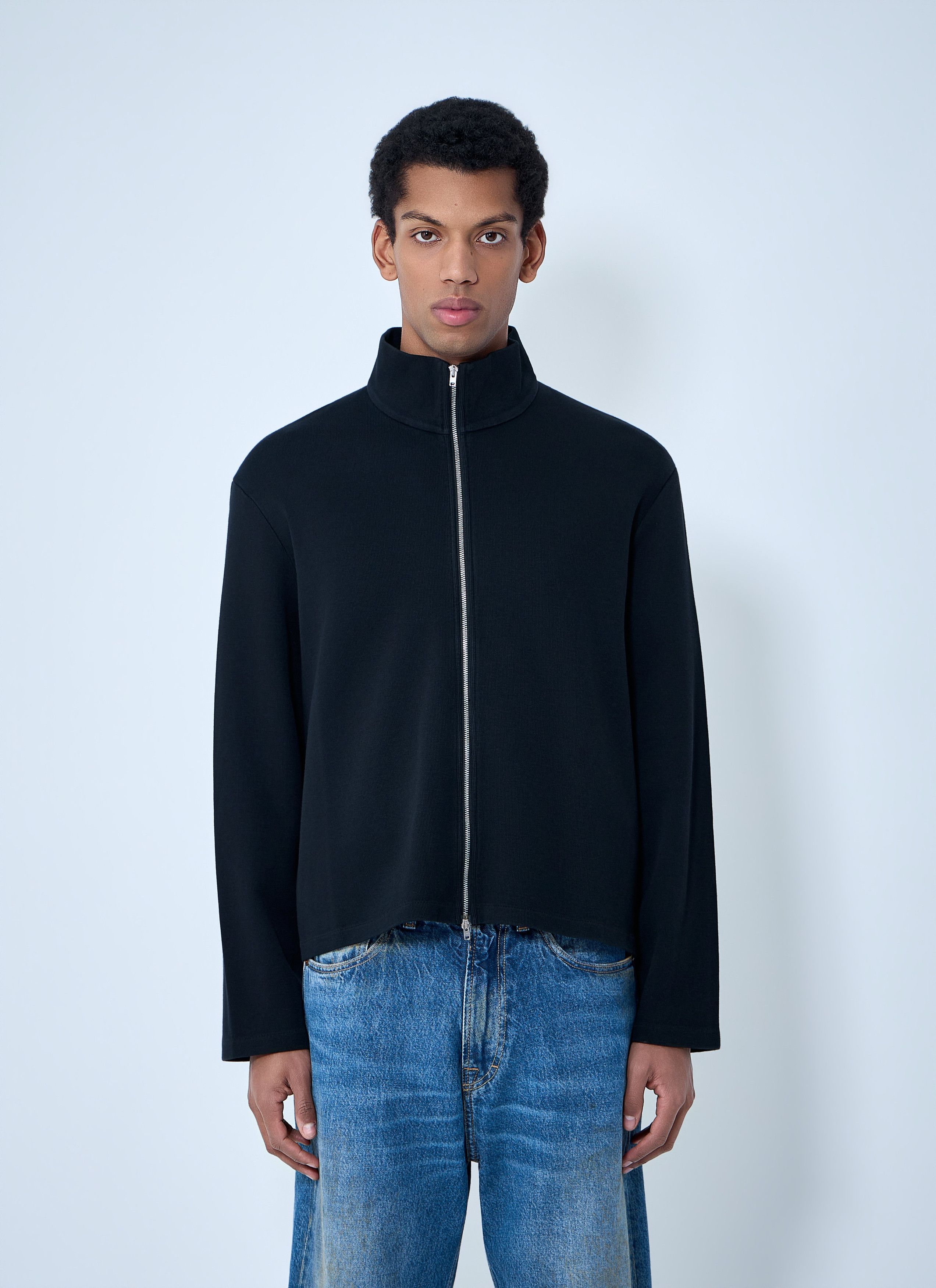 Our Legacy Our Legacy Raw Edge Blouson / Zip Jacket - Graphite