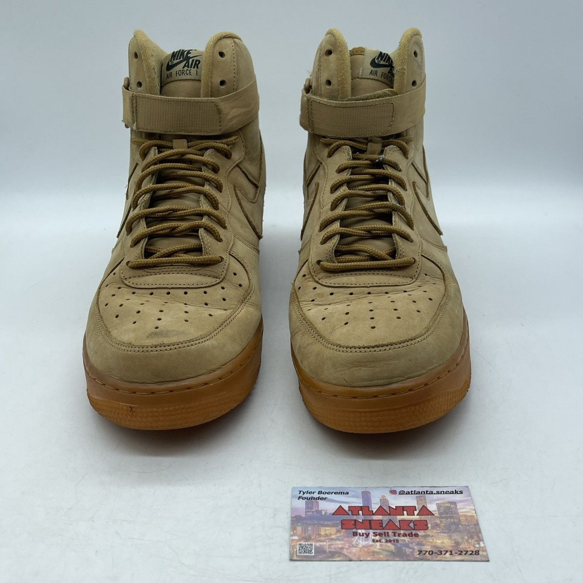 Nike Air Force 1 high 07 LV8 WB flax Size US 11.5 / EU 44-45 - 2 Thumbnail