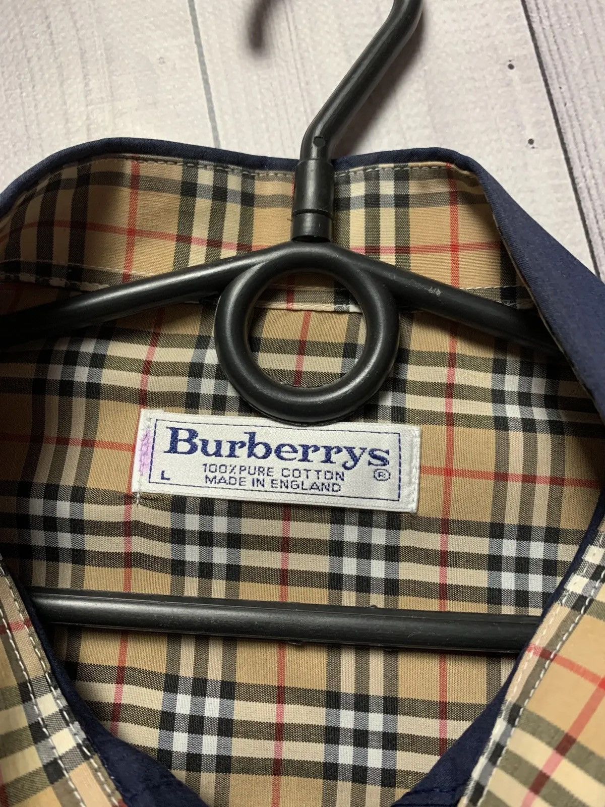 Burberry Vintage Burberry's shirt plaid size L Size US L / EU 52-54 / 3 - 4 Thumbnail