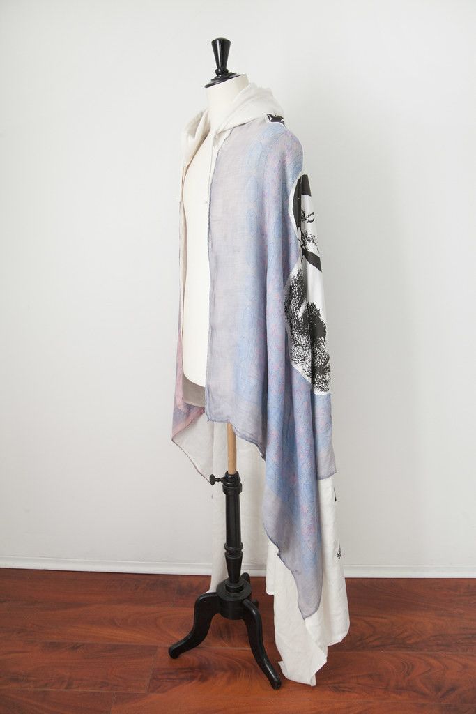 Raf Simons SS04 patched oversized cape Size US XXL / EU 58 / 5 - 5 Thumbnail