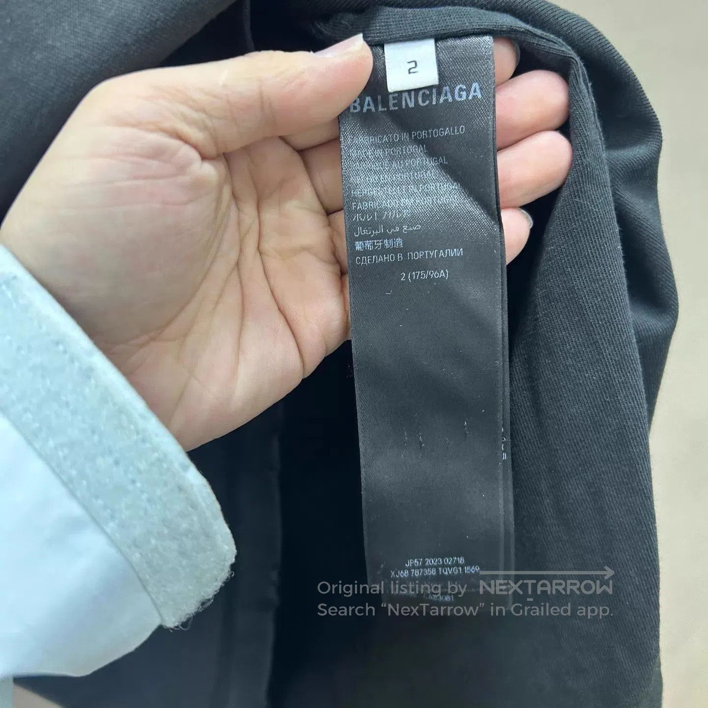 Balenciaga Black Graphic Short Sleeve Shirt. Size US M / EU 48-50 / 2 - 4 Thumbnail