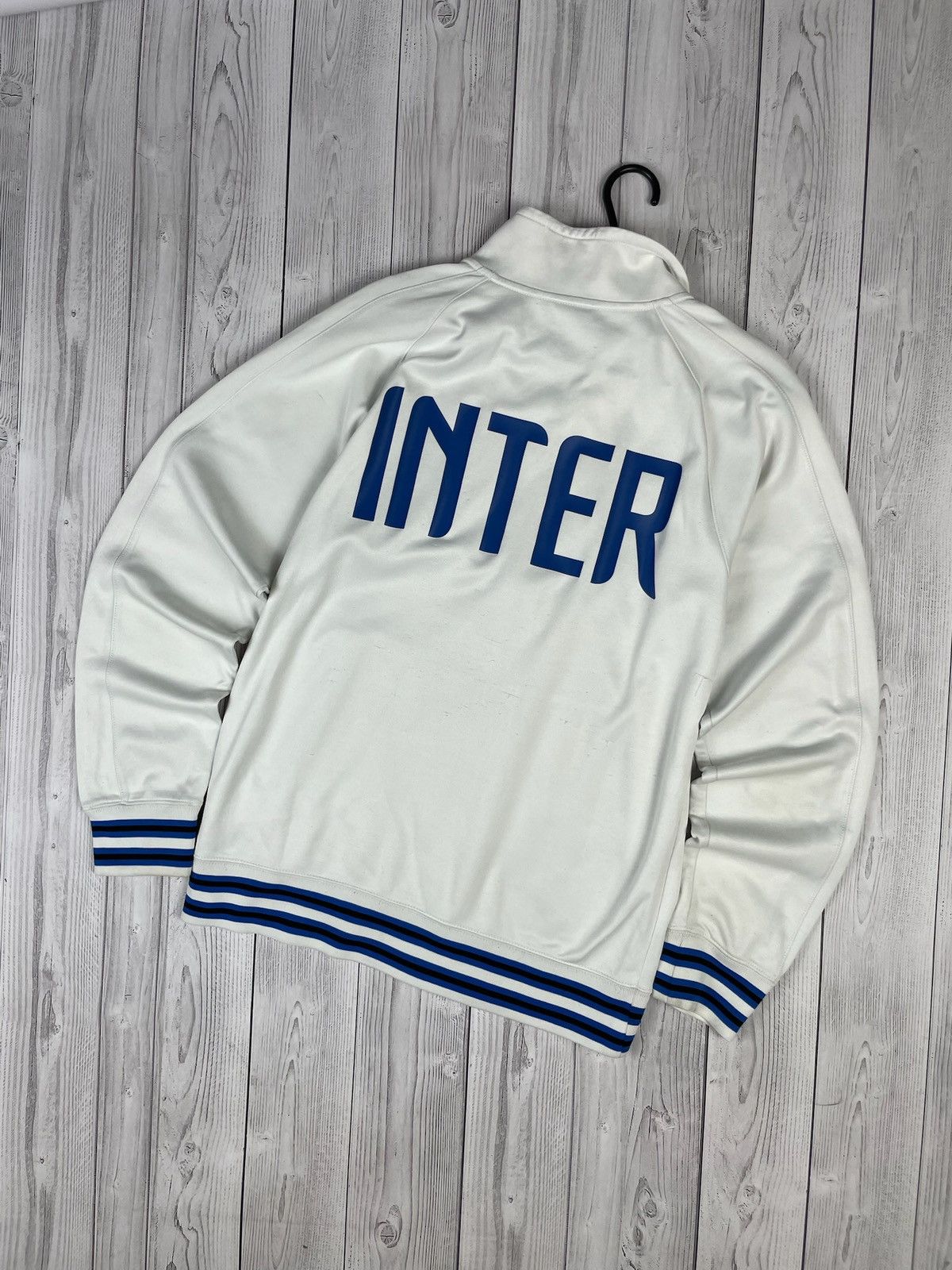 Nike Vintage nike Inter Milan soccer jacket white size S Size US S / EU 44-46 / 1 - 2 Thumbnail
