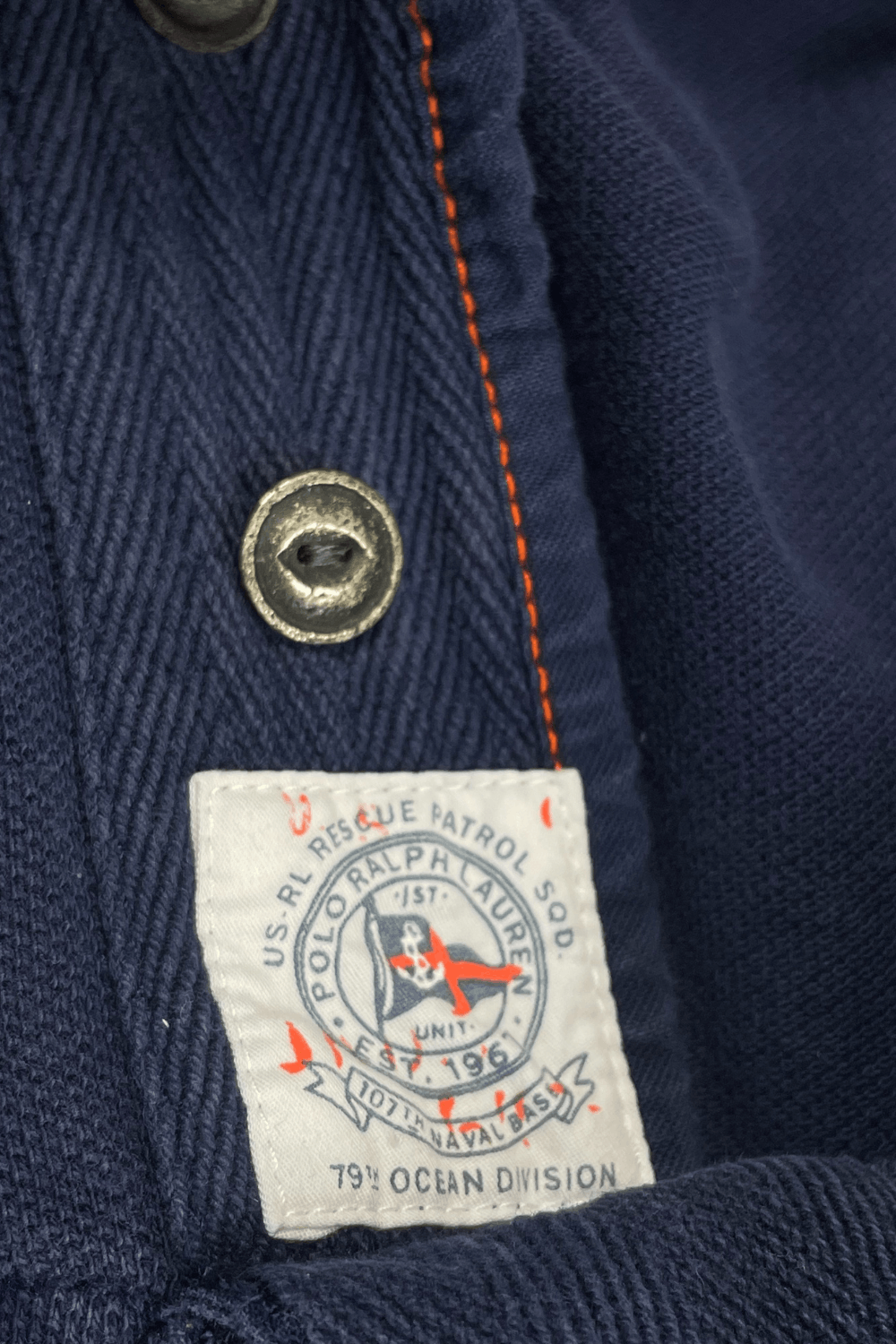 Polo Ralph Lauren SS09 Polo Rl “Rescue Patrol” P-32 Naval Polo – Custom / L Size US L / EU 52-54 / 3 - 5 Thumbnail