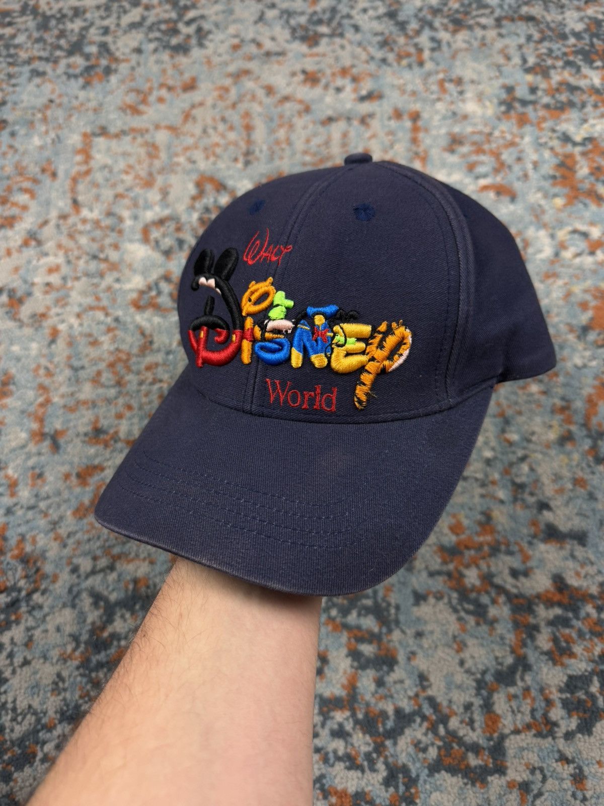 Disney × Vintage Vintage 90s Disney World embroidered big logo hat Size ONE SIZE - 2 Thumbnail