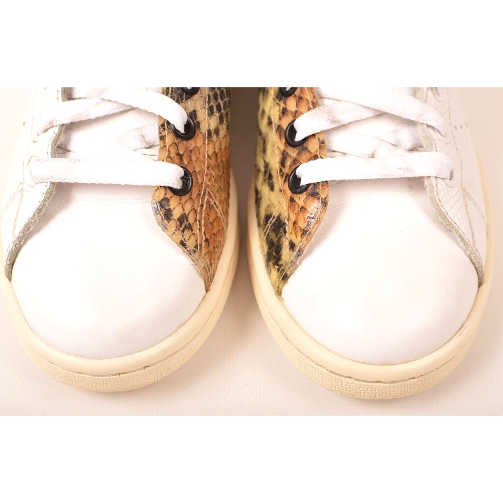 Adidas Adidas Stan Smith Mid Snakeskin Sneakers Trainers S77451 Size 38 Mens Leather White Size US 5 / EU 37 - 3 Thumbnail