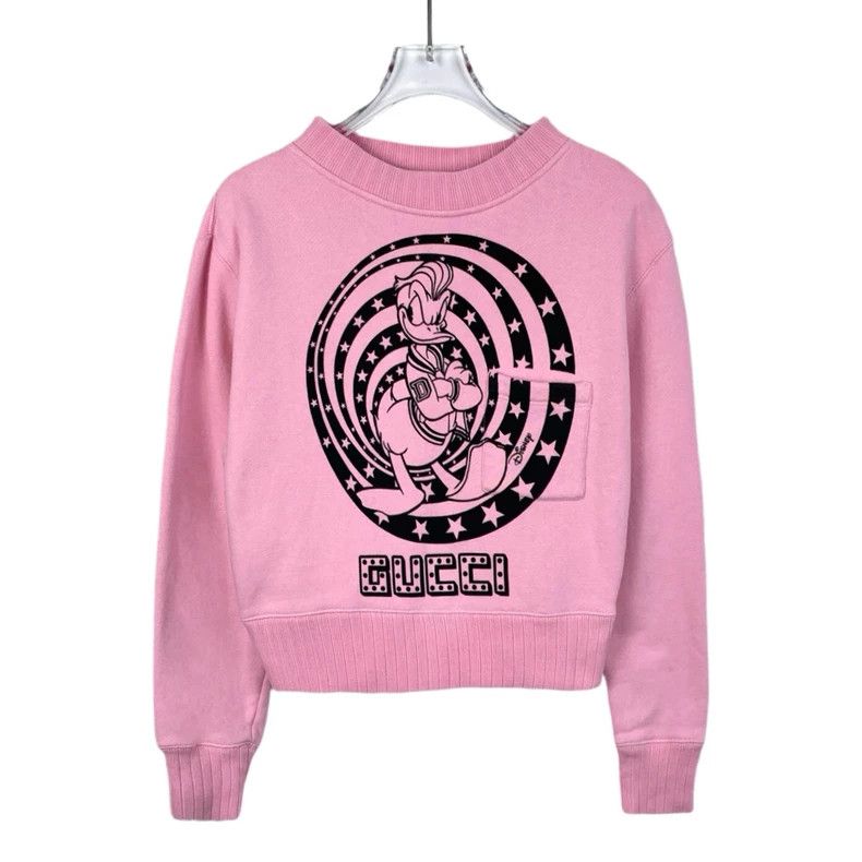 Gucci Gucci Disney cooperation pink Donald Duck round-neck cotton Size US XXS / EU 40 - 1 Thumbnail