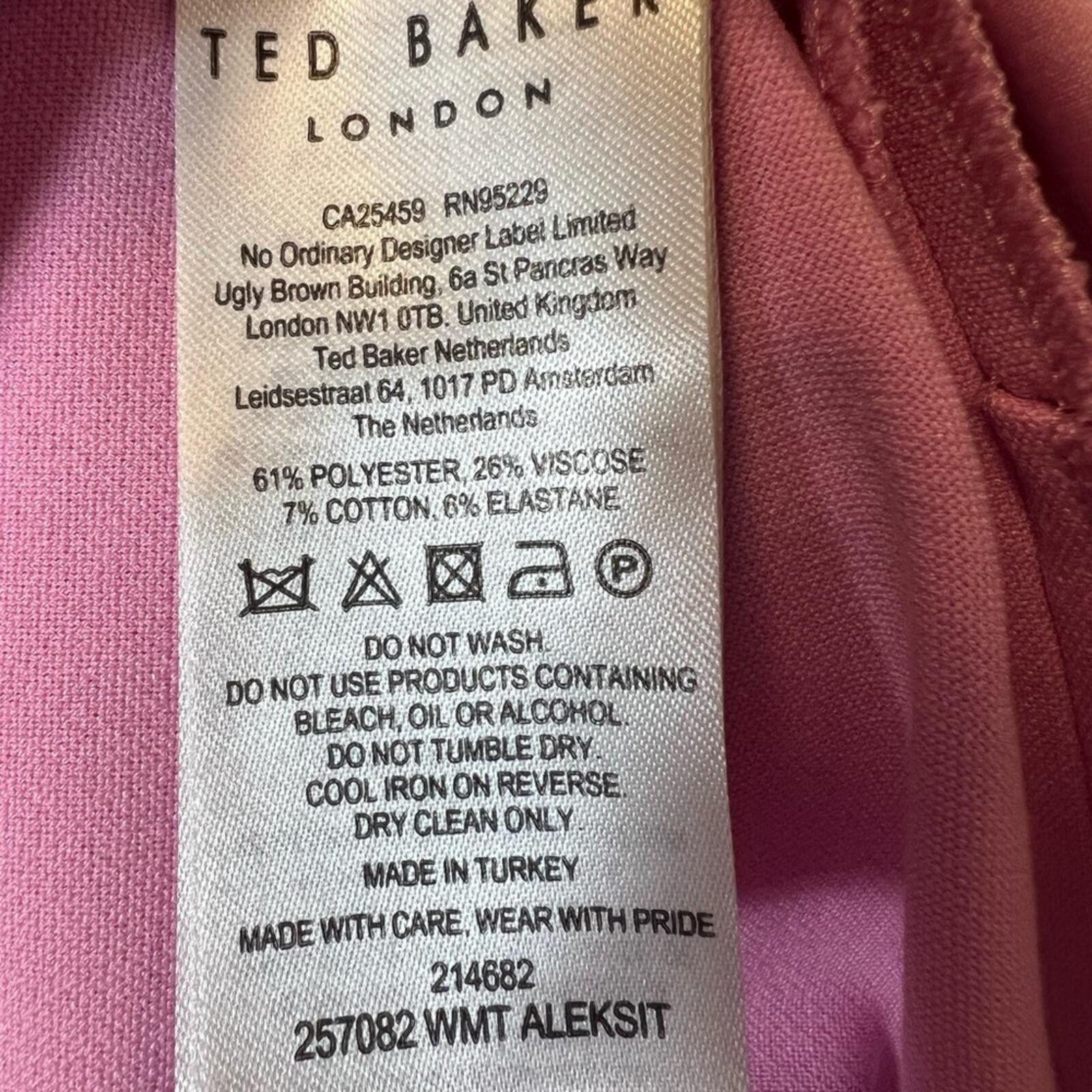 Ted Baker TED BAKER- ALEKSIT Trousers Size 25" / US 0 / IT 36 - 9 Thumbnail
