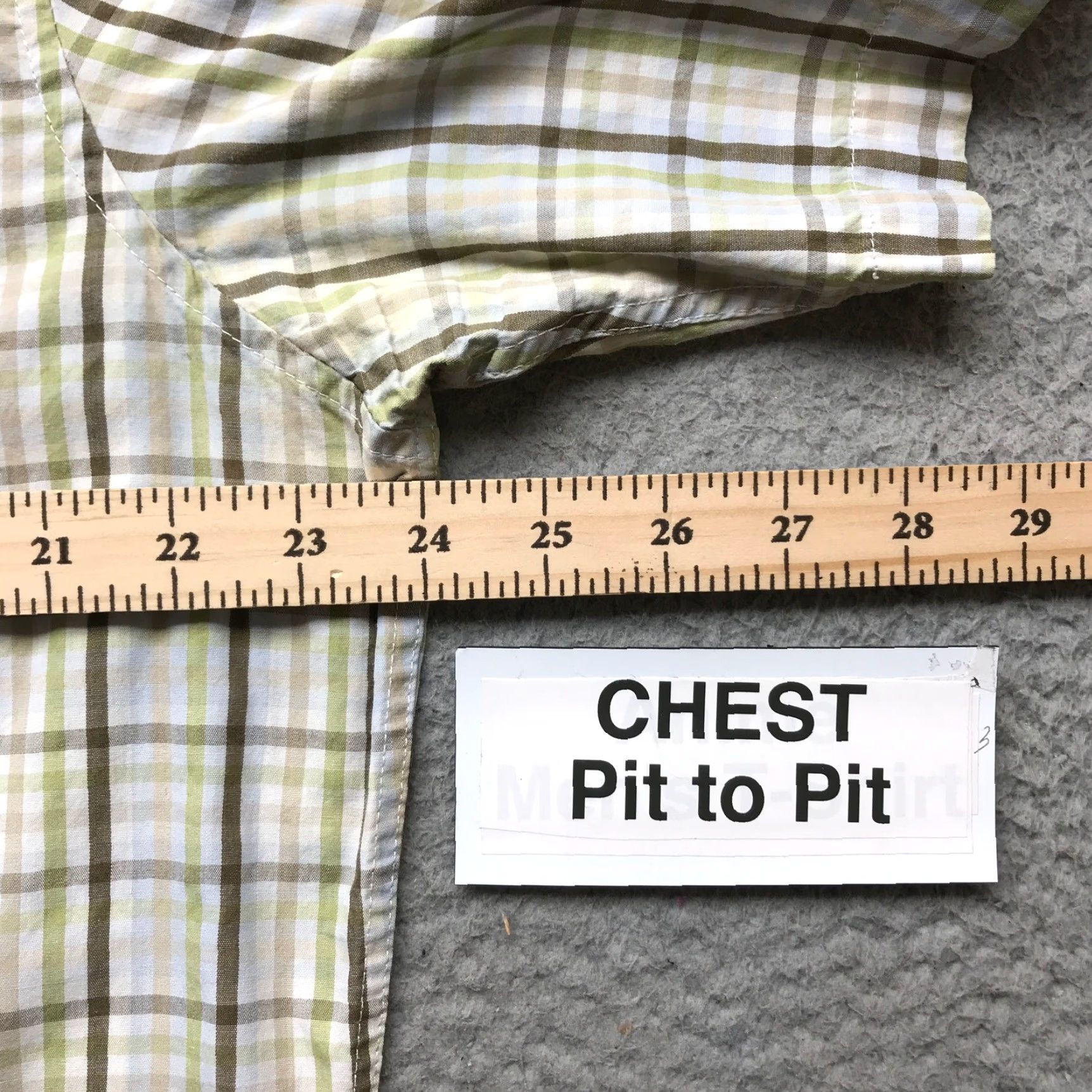 Billabong Billabong Short Sleeve Button-Up Shirt Mens XL Plaid Graph Check White Green Blue Size US XL / EU 56 / 4 - 5 Thumbnail
