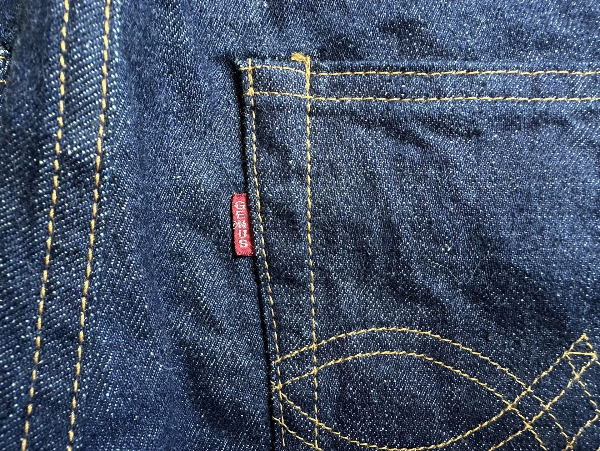 Warehouse WAREHOUSE 1105 Vintage Raw Selv 13oz Straight Jeans W30L32 Size US 30 / EU 46 - 8 Thumbnail