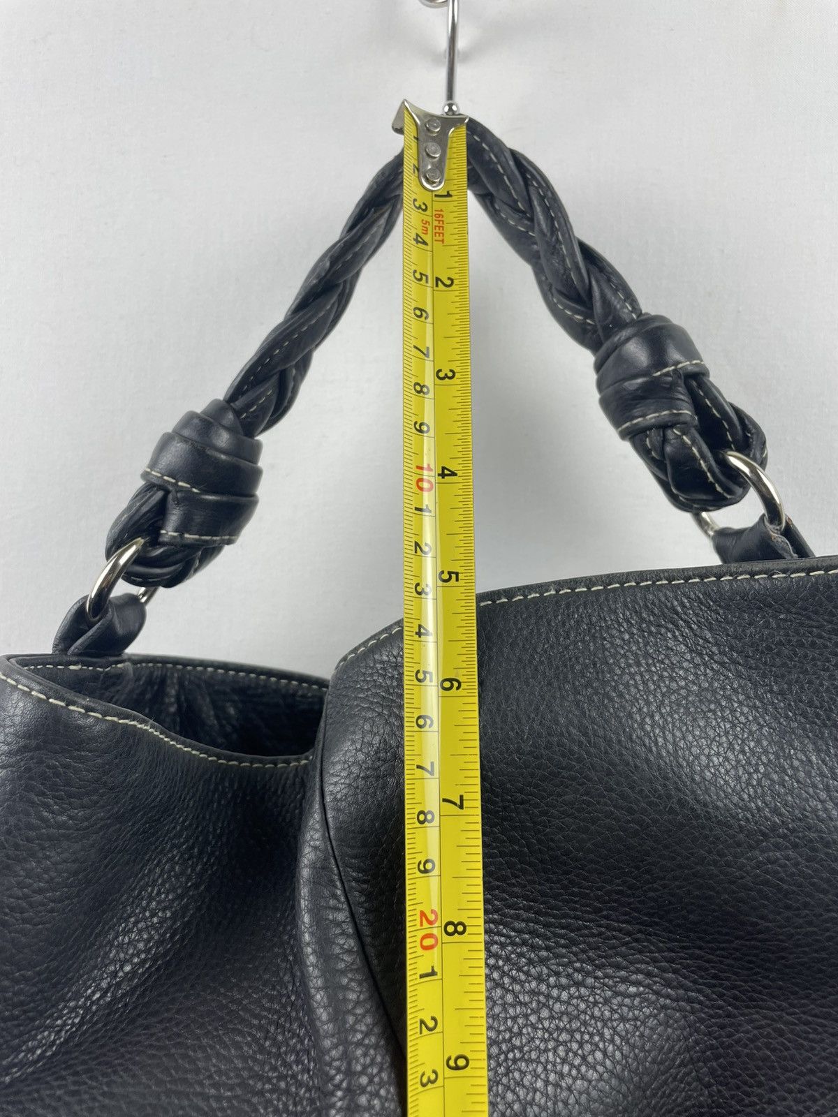 Polo Ralph Lauren Vintage Ralph Lauren Soft Black Leather Hobo Bag Size ONE SIZE - 13 Thumbnail