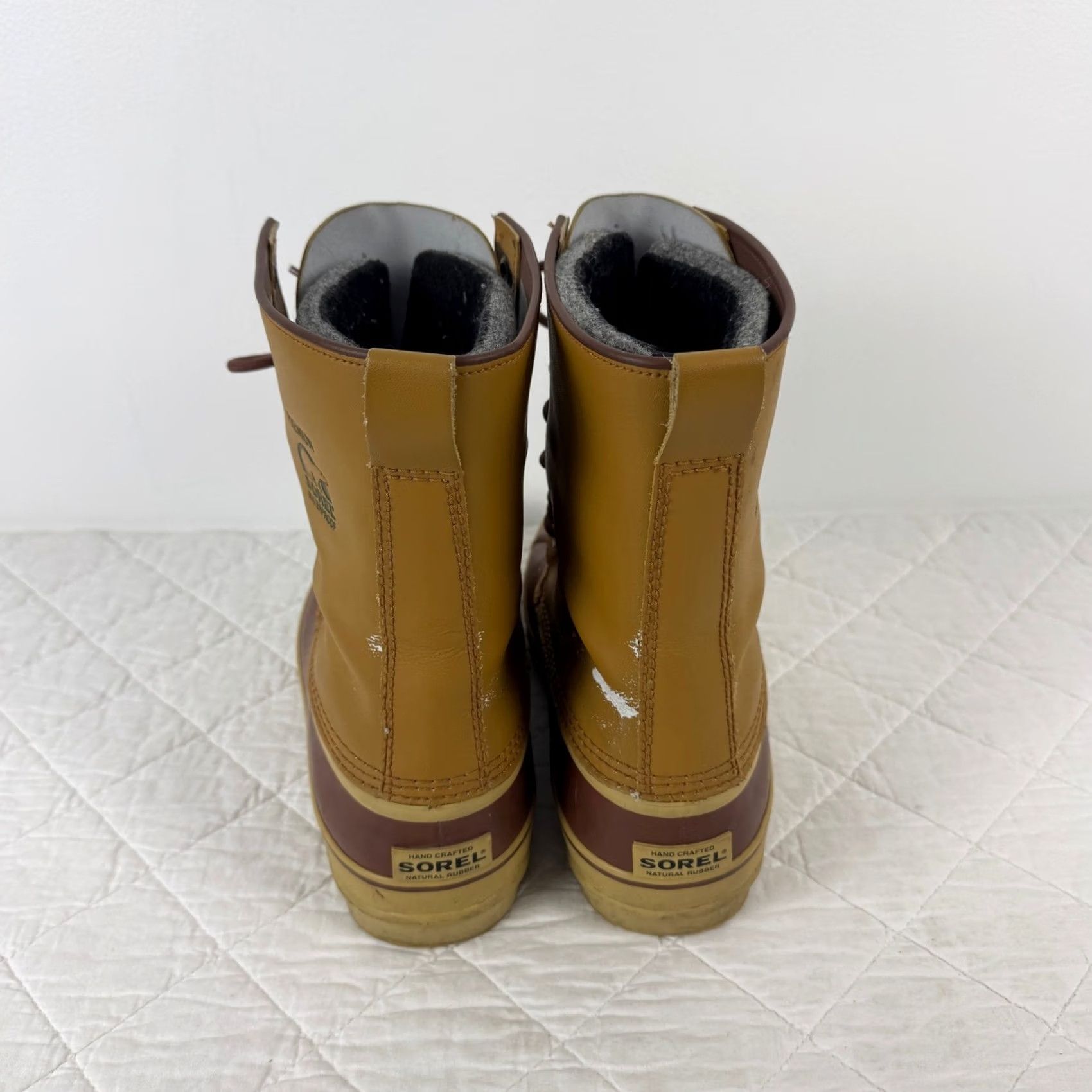 SOREL Sorel 1964 Premium Mens Waterproof Winter Snow Duck Boots Curry 10 NM1330-705 Size US 9 / EU 42 - 6 Thumbnail