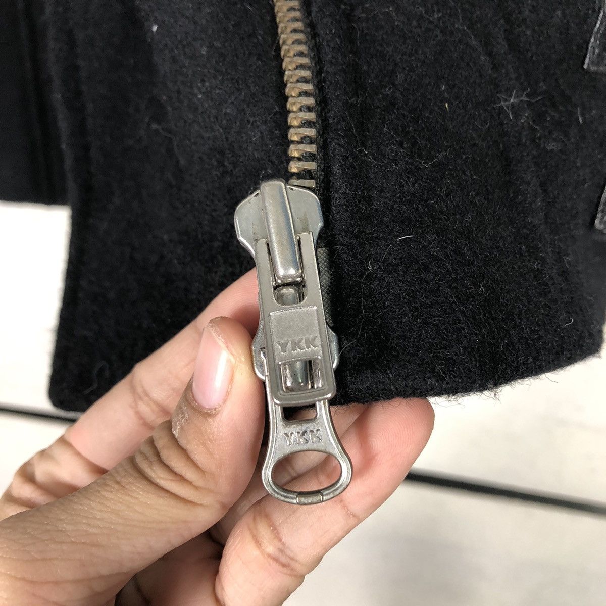 Japanese Brand 📌You & Me Oui Biker Genuine Leather Jacket Cafe Racer Size US M / EU 48-50 / 2 - 17 Thumbnail