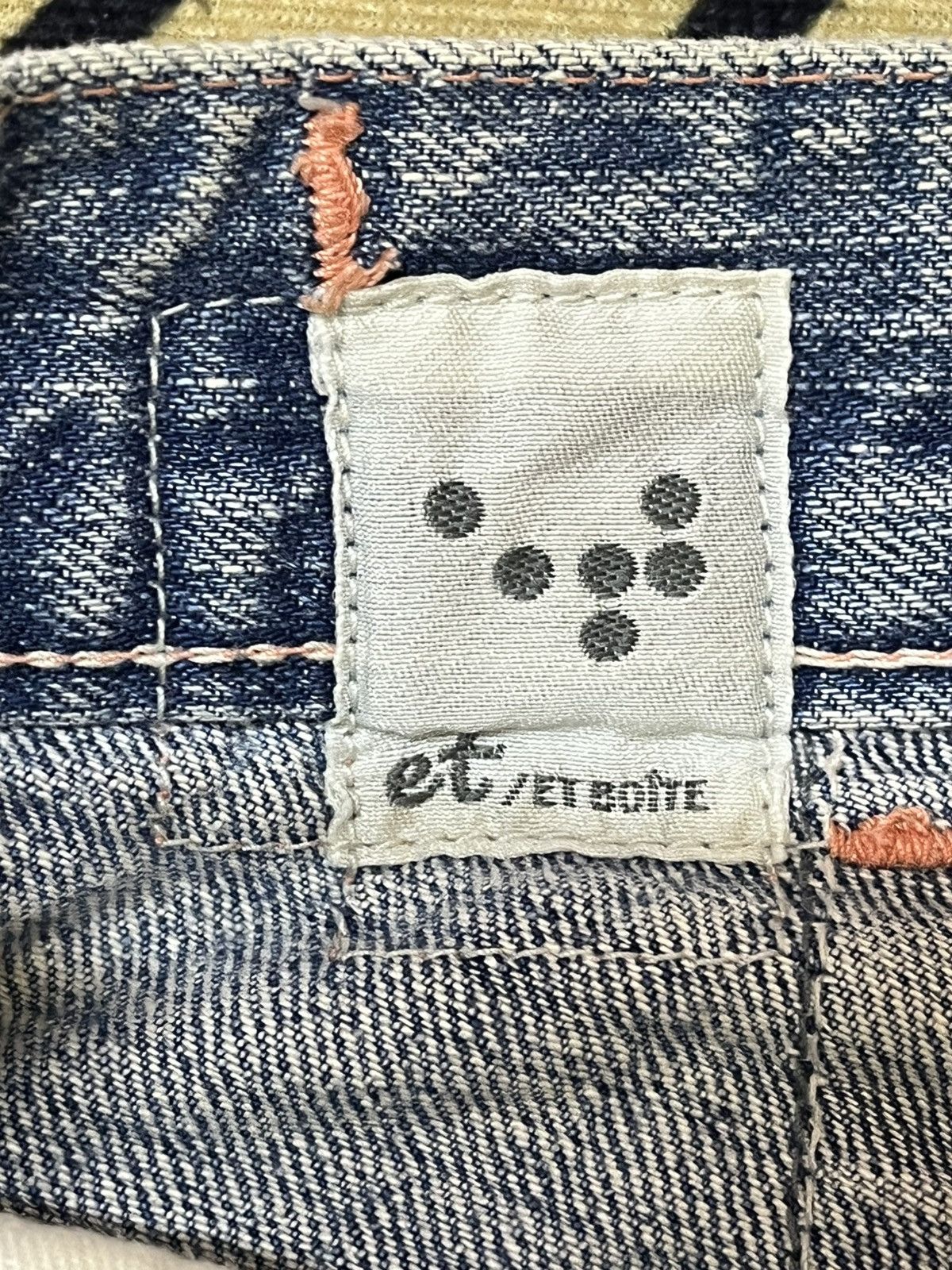 Japanese Brand Vintage Et Boit Carpenter Cargo Distressed Denim Size US 33 - 9 Thumbnail