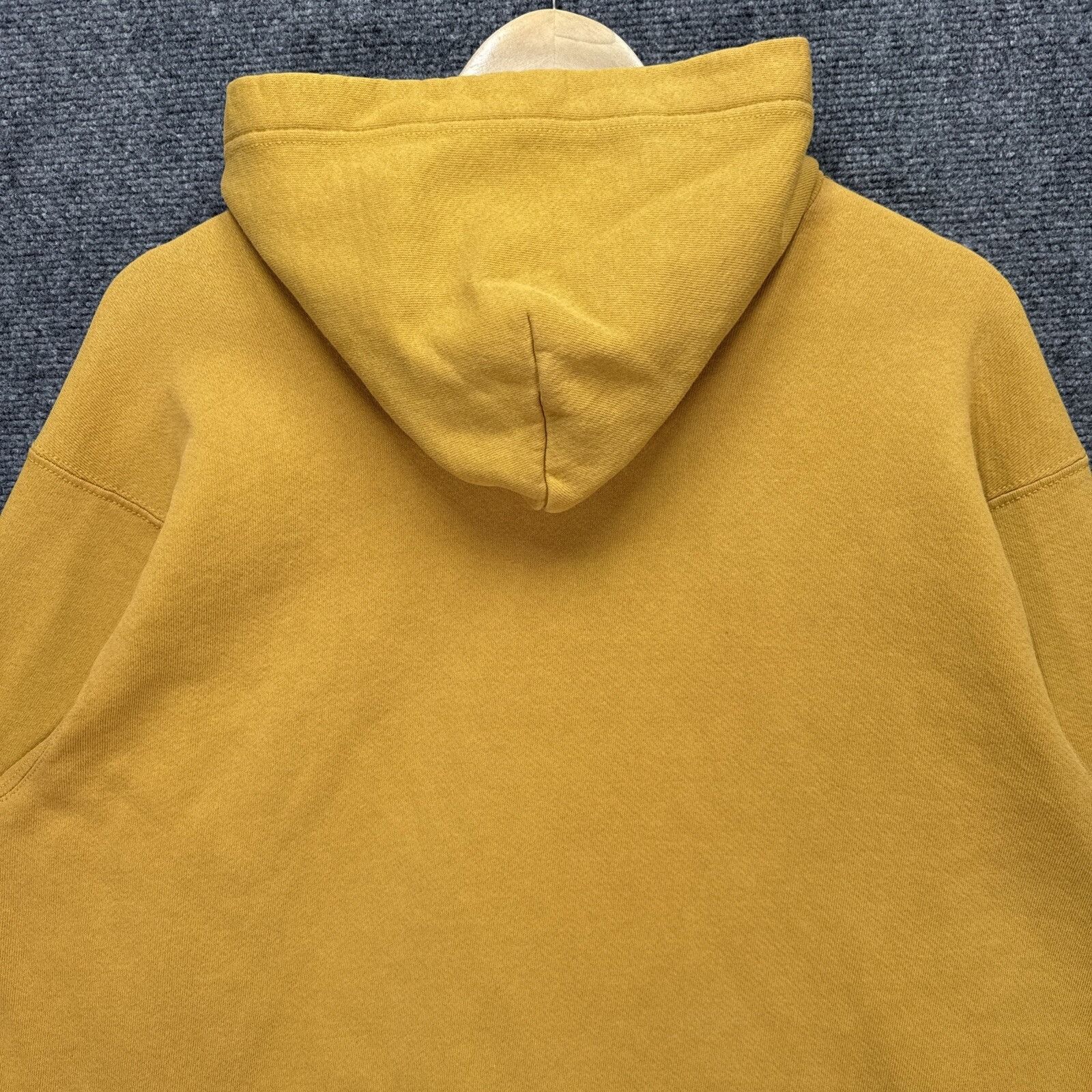 Nike Vintage Nike Hoodie Mens XL Yellow Center Swoosh Skate Grung Size US XL / EU 56 / 4 - 8 Thumbnail