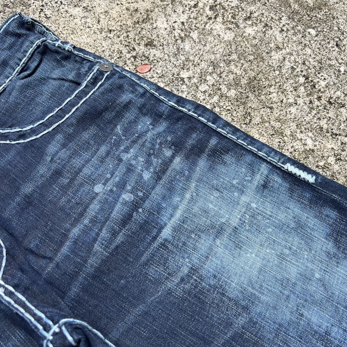 True Religion “TRUE RELIGION” RICKY RELAXED STRAIGHT ACID WASH DENIM JEANS Size US 32 / EU 48 - 6 Thumbnail