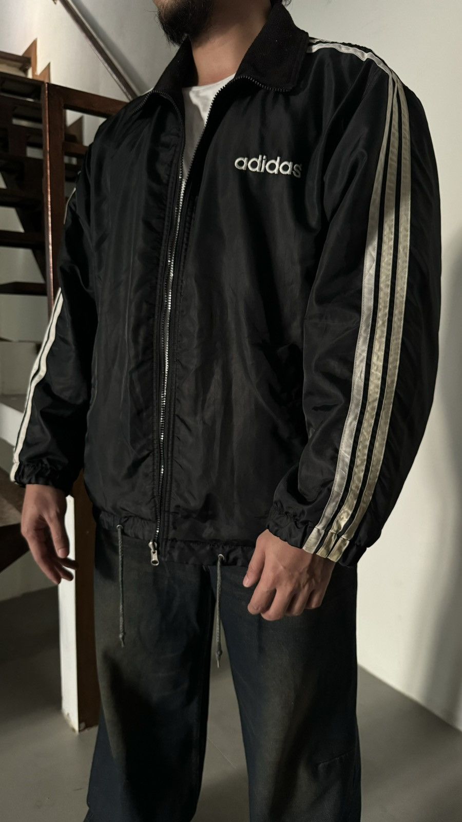 Adidas Vintage Adidas Big Trefoil Jacket Size US L / EU 52-54 / 3 - 10 Thumbnail