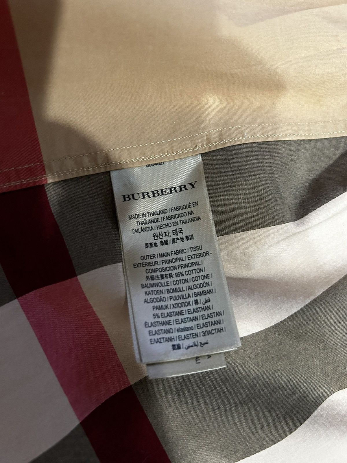 Burberry Burberry Check Long Sleeve Button Shirt Size US S / EU 44-46 / 1 - 6 Thumbnail